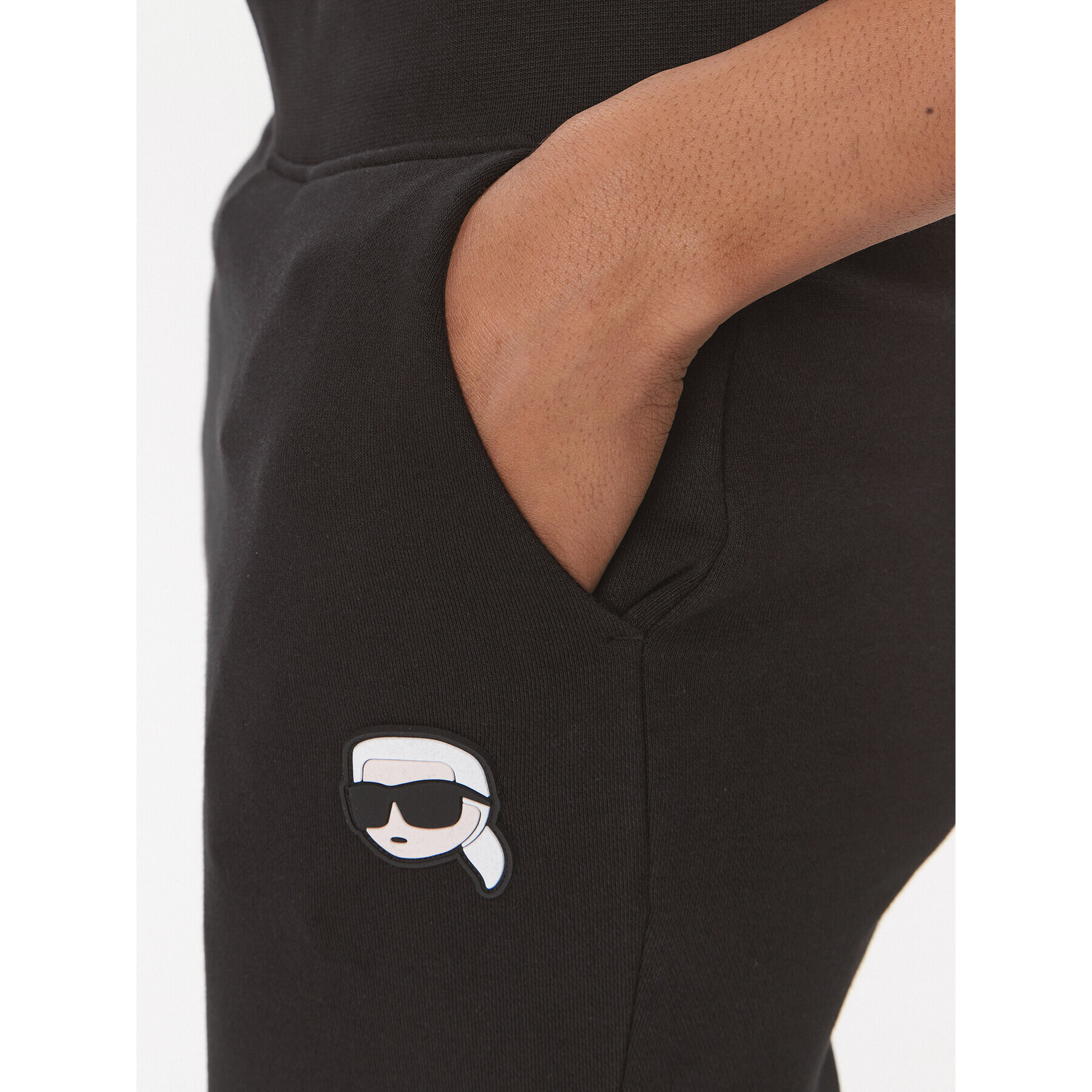 KARL LAGERFELD Долнище анцуг Ikonik 2.0 230W1050 Черен Regular Fit - Pepit.bg