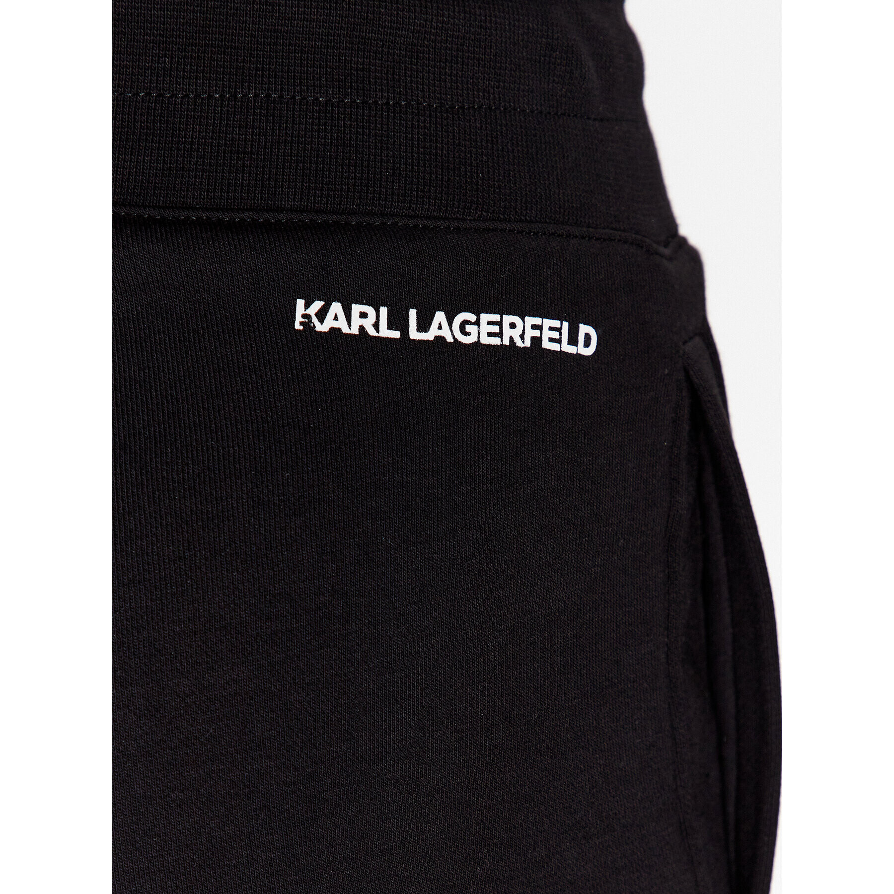 KARL LAGERFELD Долнище анцуг Unisex 225W2180 Черен Regular Fit - Pepit.bg