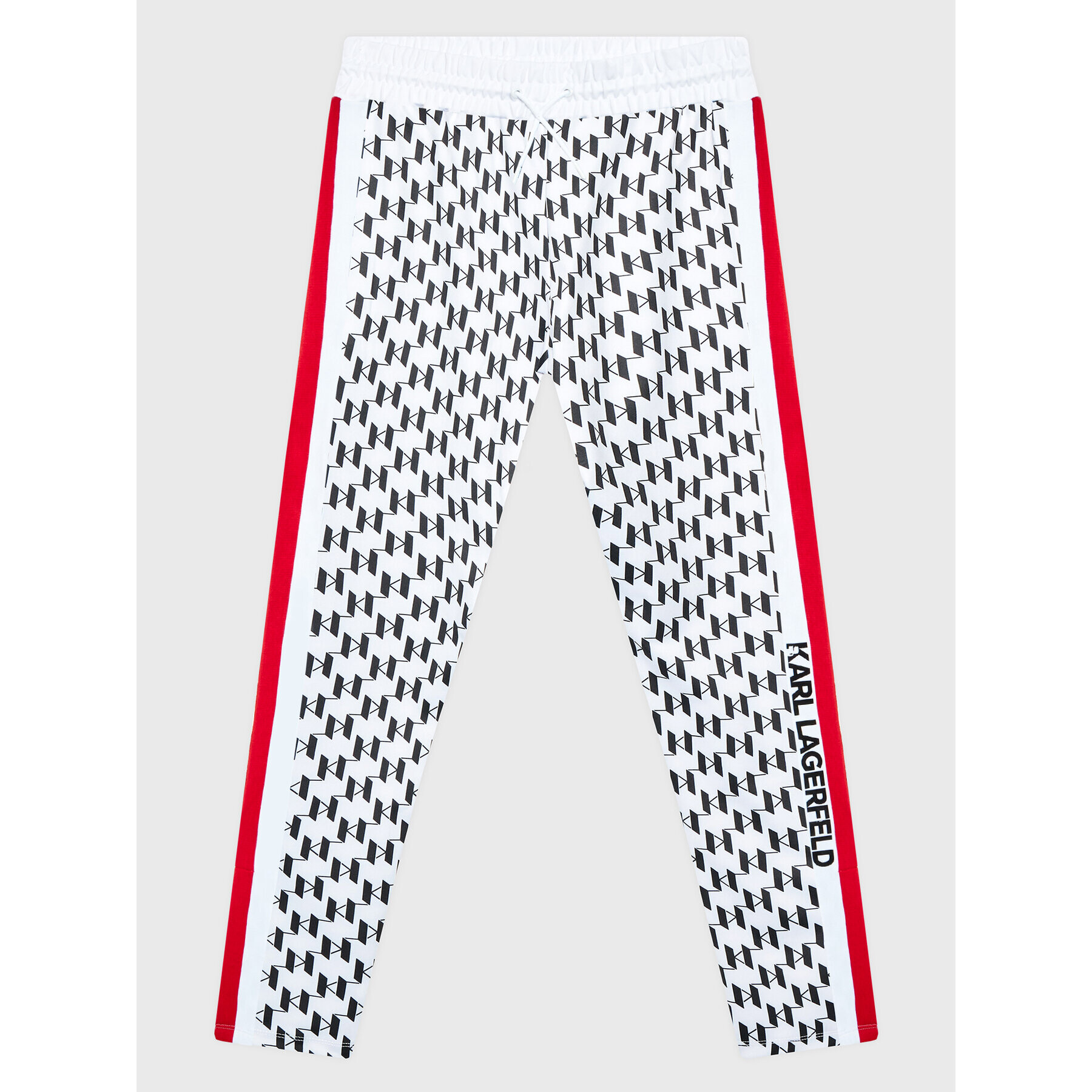KARL LAGERFELD Долнище анцуг Z14180 D Бял Regular Fit - Pepit.bg