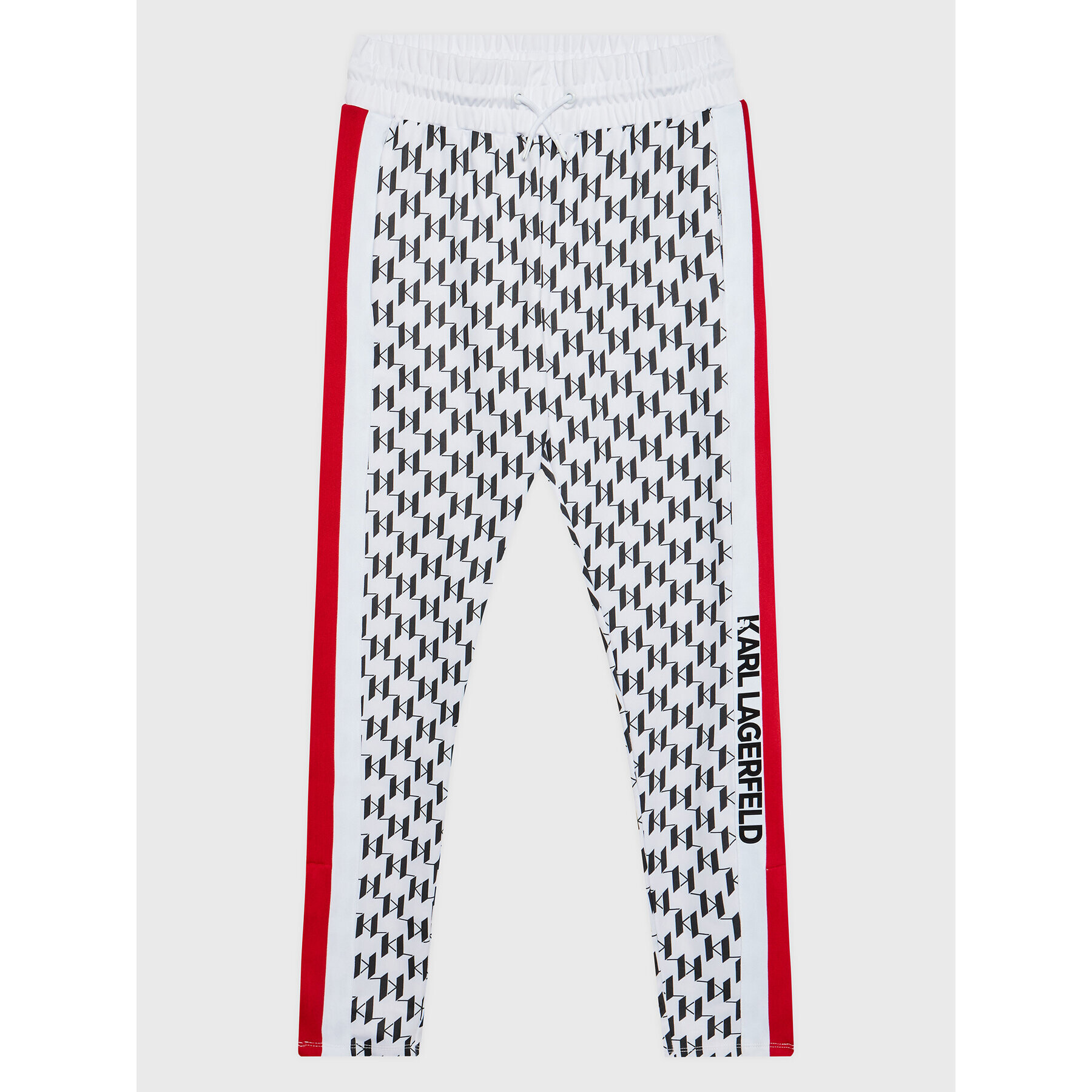 KARL LAGERFELD Долнище анцуг Z14180 D Бял Regular Fit - Pepit.bg