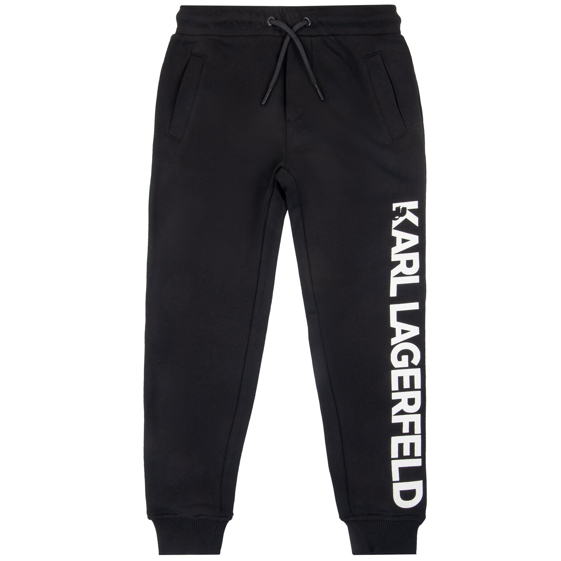 KARL LAGERFELD Долнище анцуг Z24088 M Черен Regular Fit - Pepit.bg