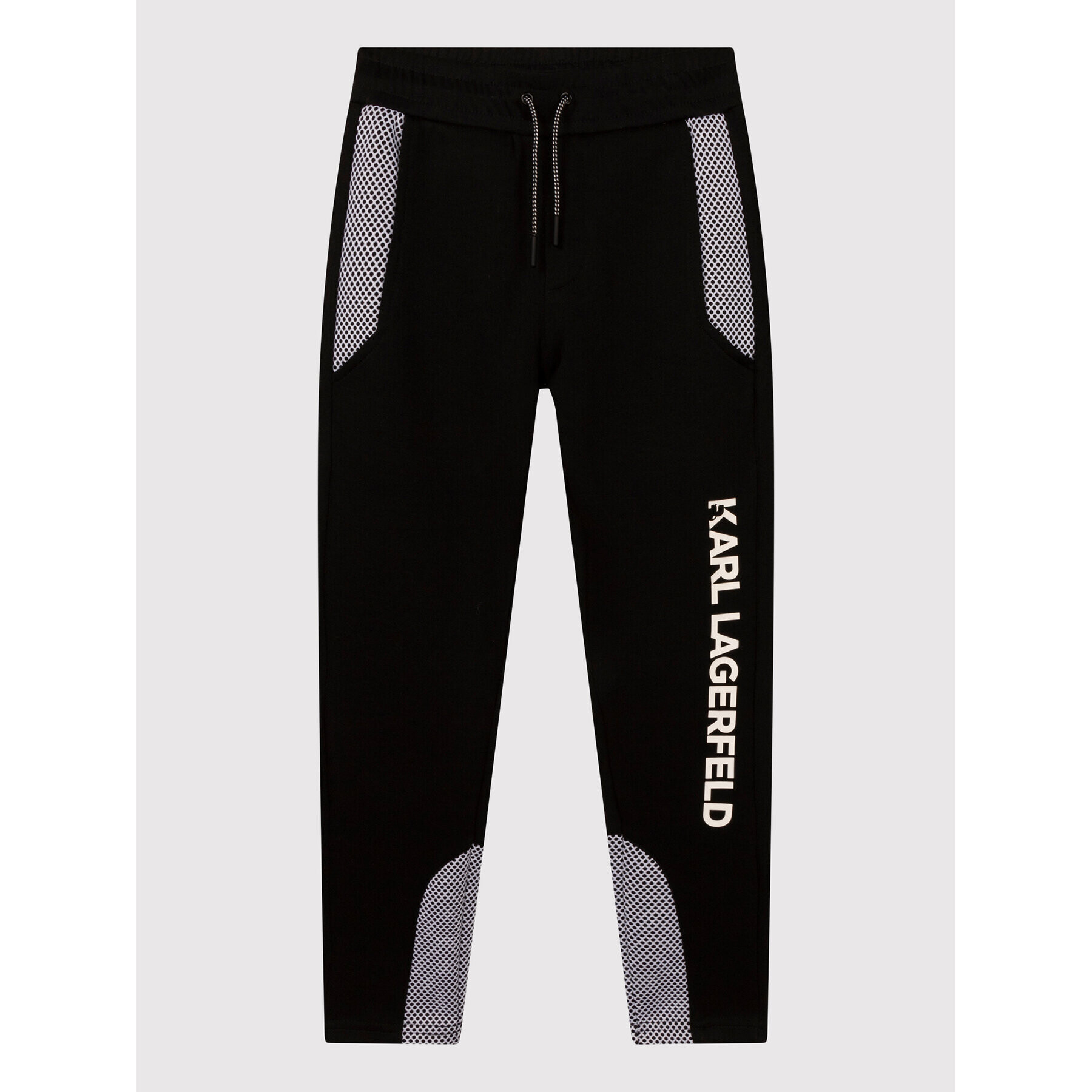 KARL LAGERFELD Долнище анцуг Z24143 D Черен Regular Fit - Pepit.bg