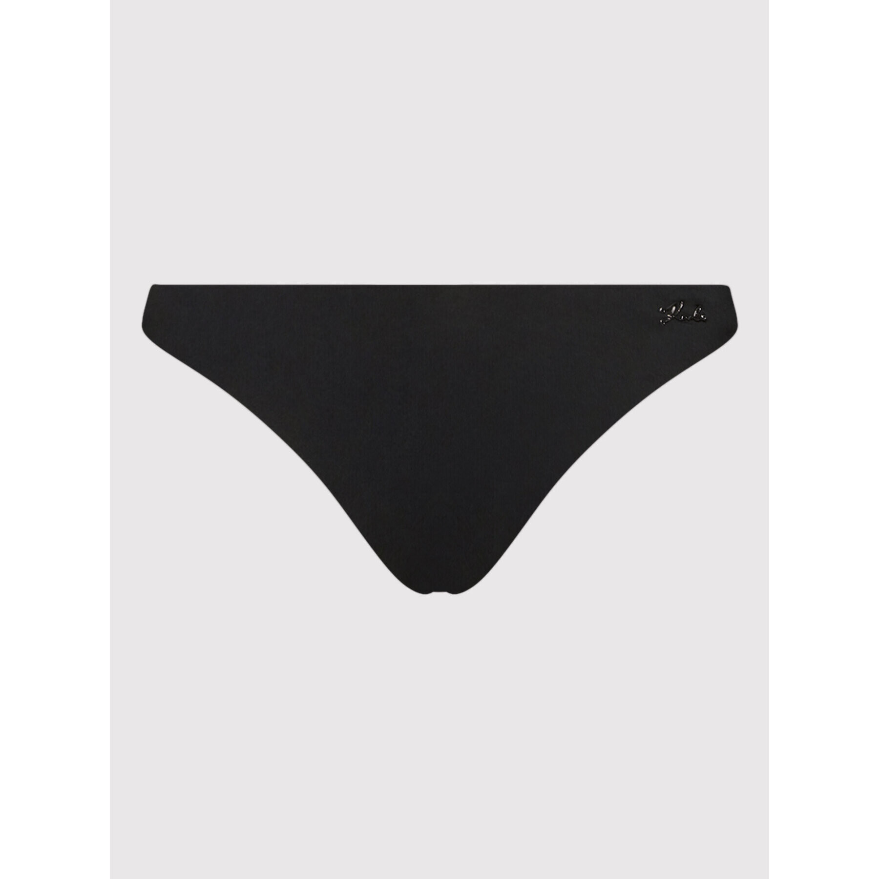 KARL LAGERFELD Долнище на бански Printed Logo KL22WBT01 Черен - Pepit.bg