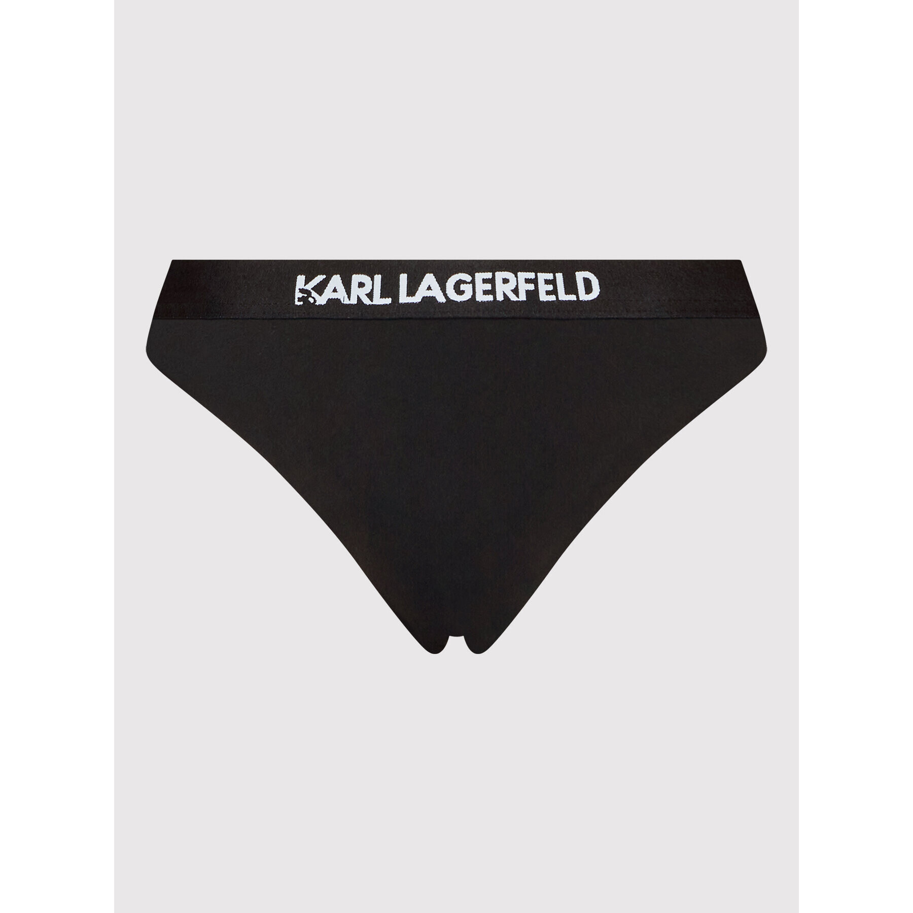 KARL LAGERFELD Долнище на бански Sport KL22WBT08 Черен - Pepit.bg