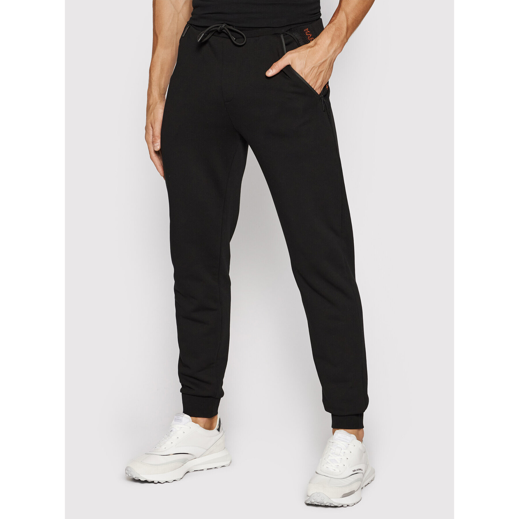 KARL LAGERFELD Долнище анцуг 705010 511900 Черен Regular Fit - Pepit.bg