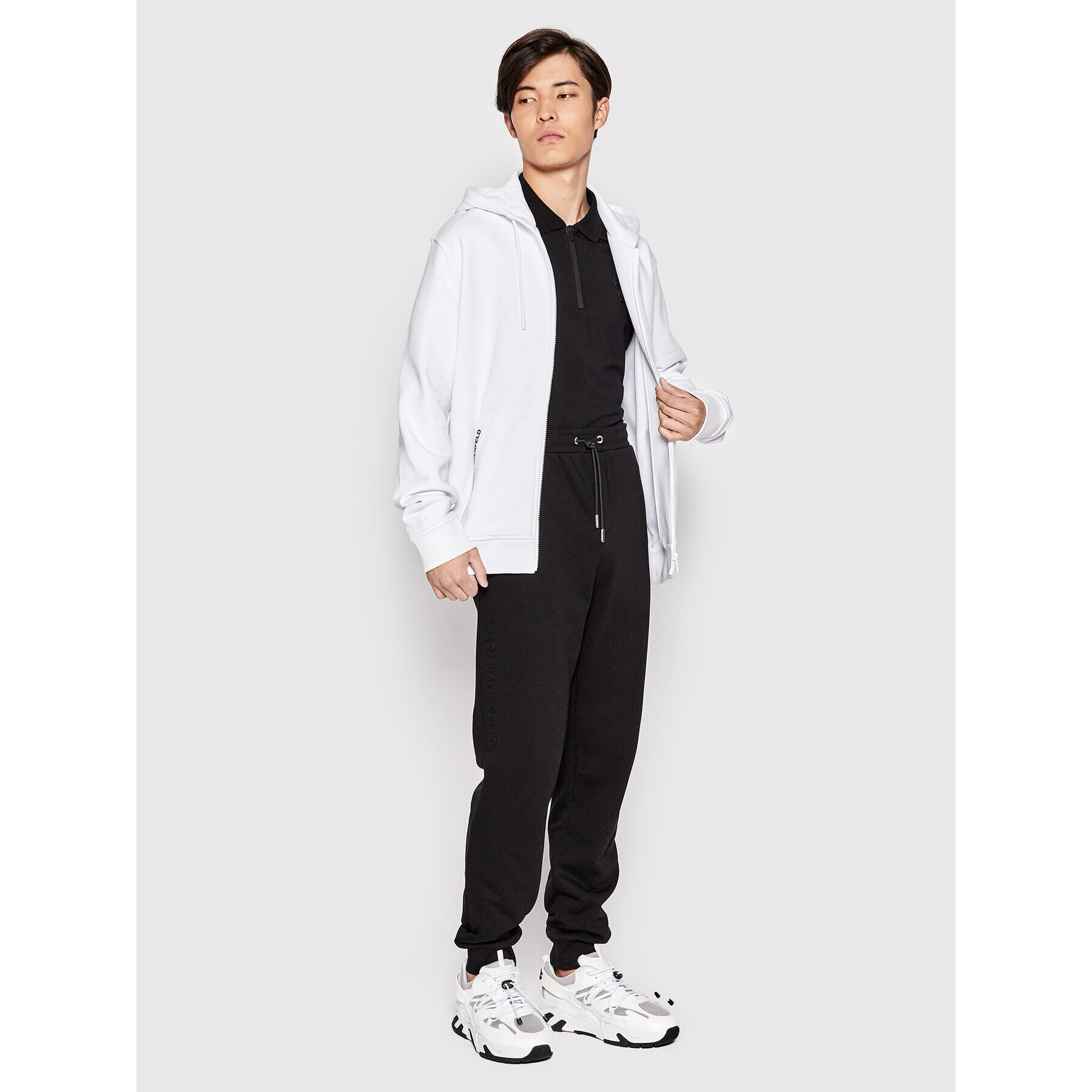 KARL LAGERFELD Долнище анцуг 705054 521900 Черен Regular Fit - Pepit.bg