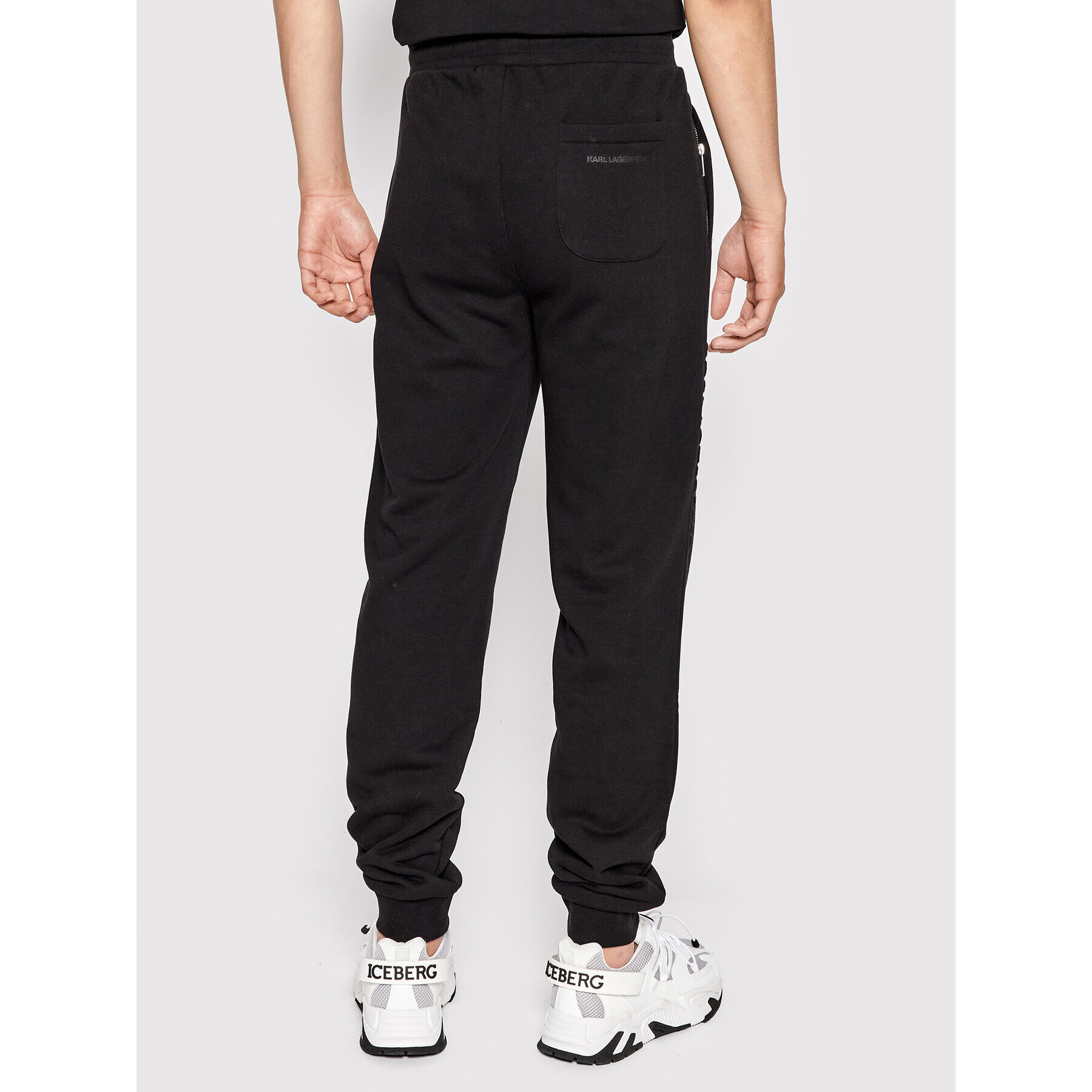 KARL LAGERFELD Долнище анцуг 705054 521900 Черен Regular Fit - Pepit.bg