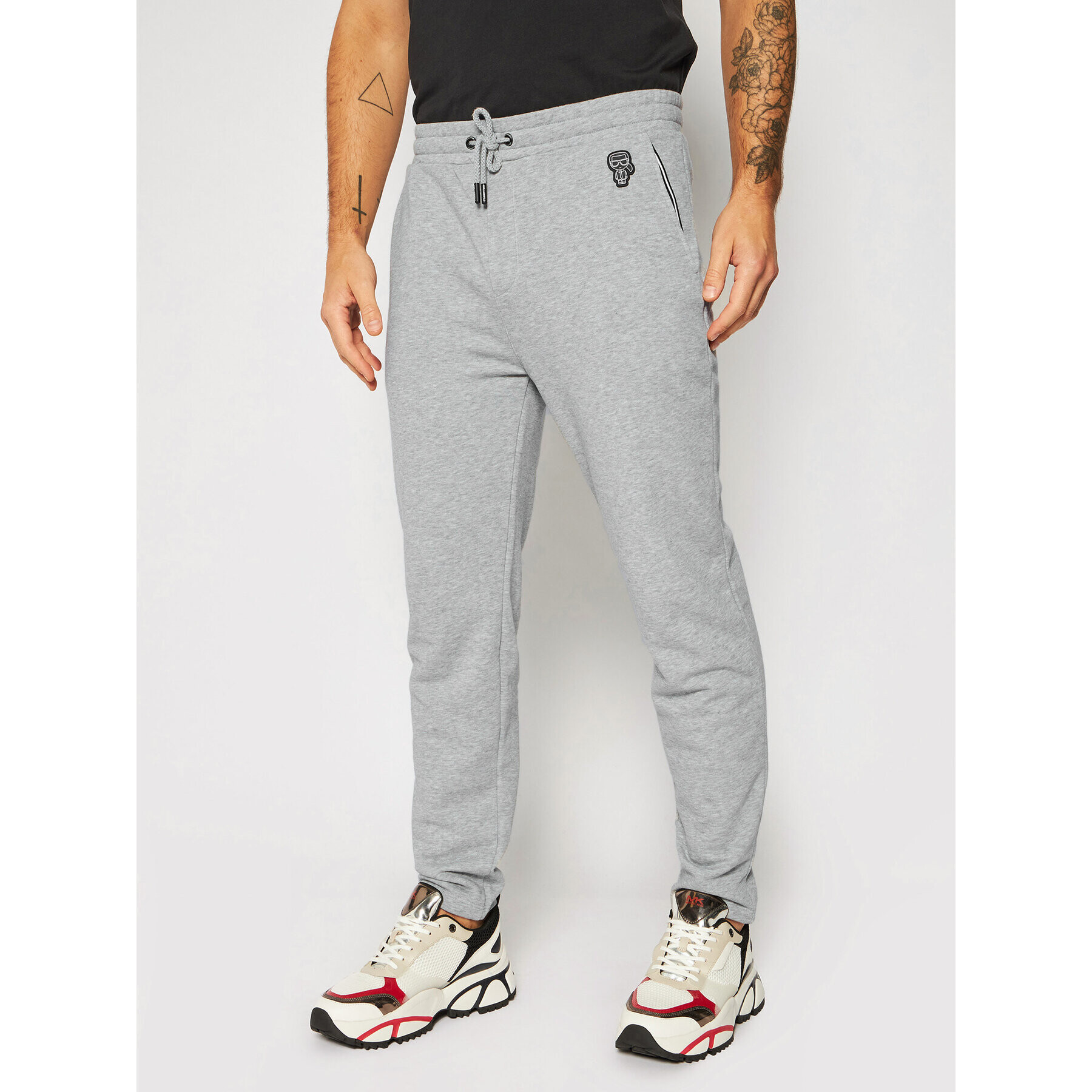 KARL LAGERFELD Долнище анцуг Sweat 705081 502910 Сив Regular Fit - Pepit.bg