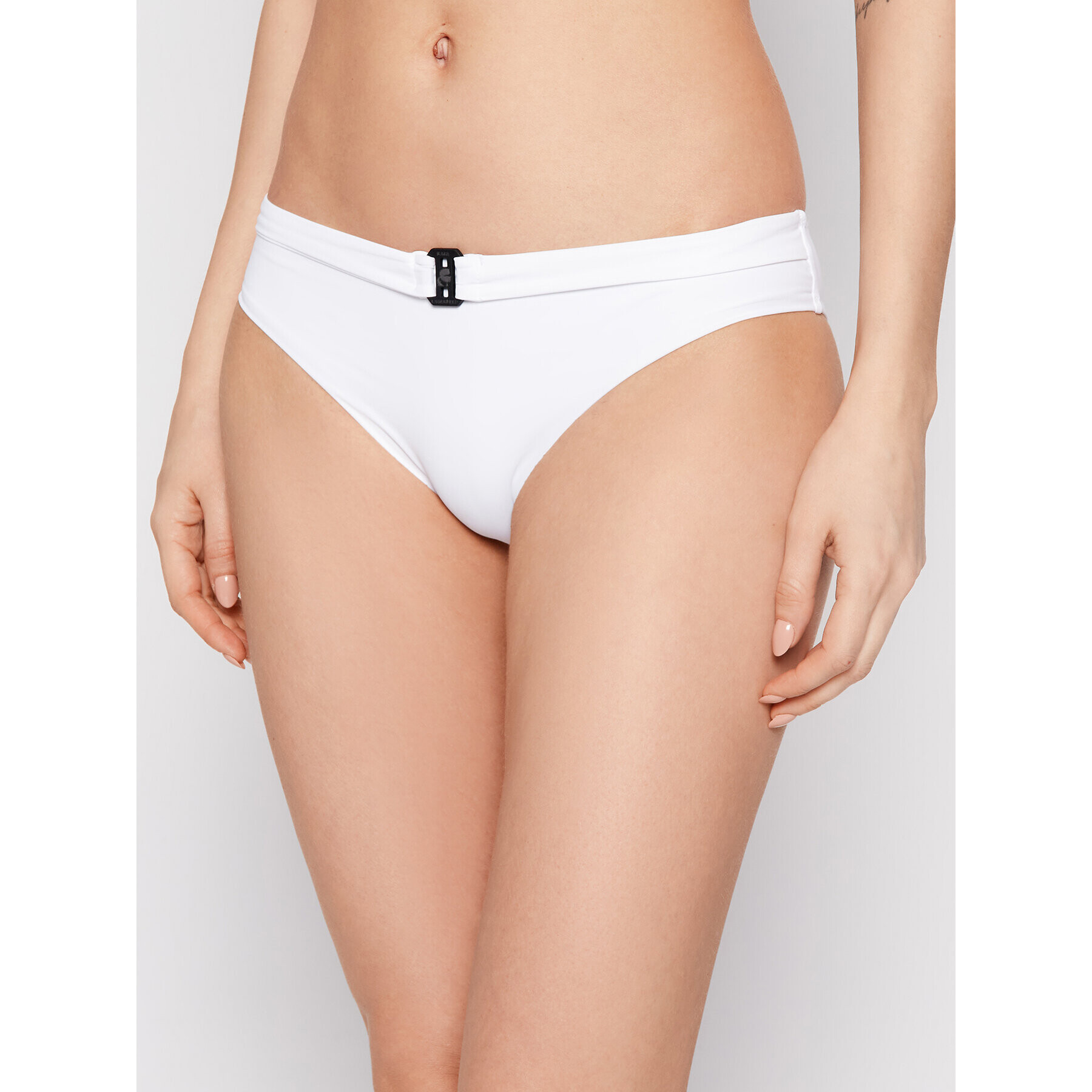 KARL LAGERFELD Долнище на бански Bottom KL20WBT04 Бял - Pepit.bg