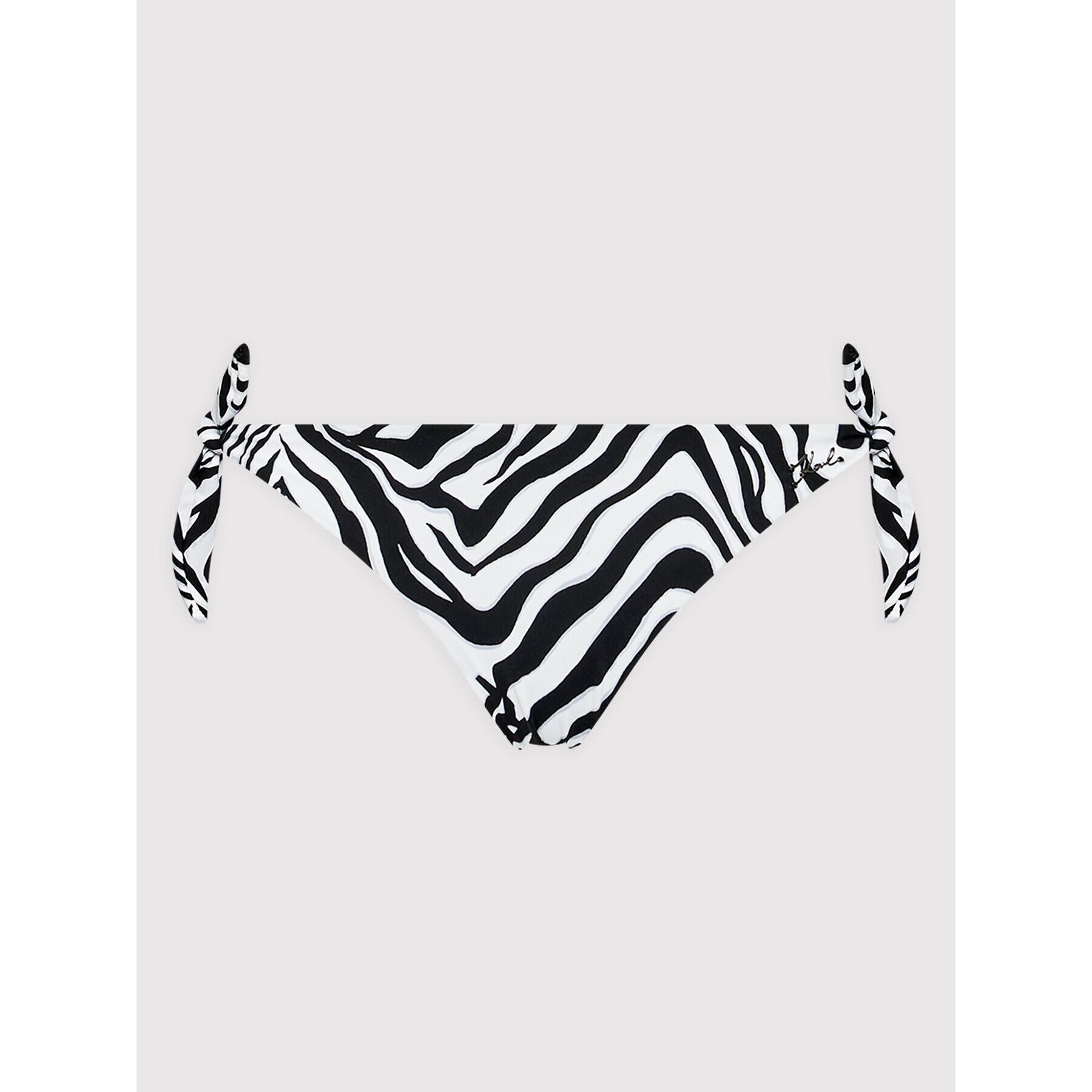 KARL LAGERFELD Долнище на бански Zebra KL22WBT23 Черен - Pepit.bg