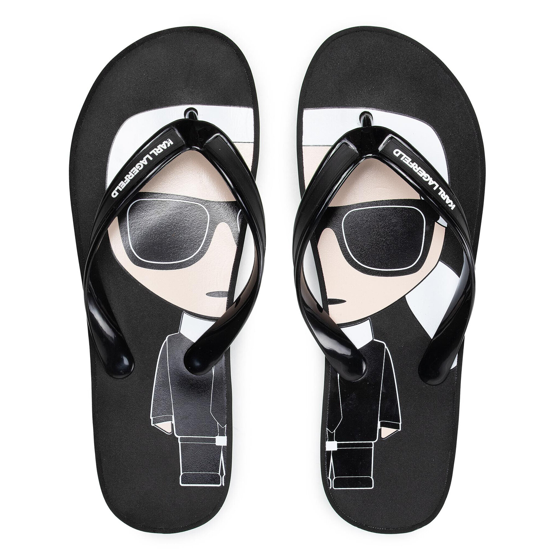 KARL LAGERFELD Джапанки KL71005 Черен - Pepit.bg