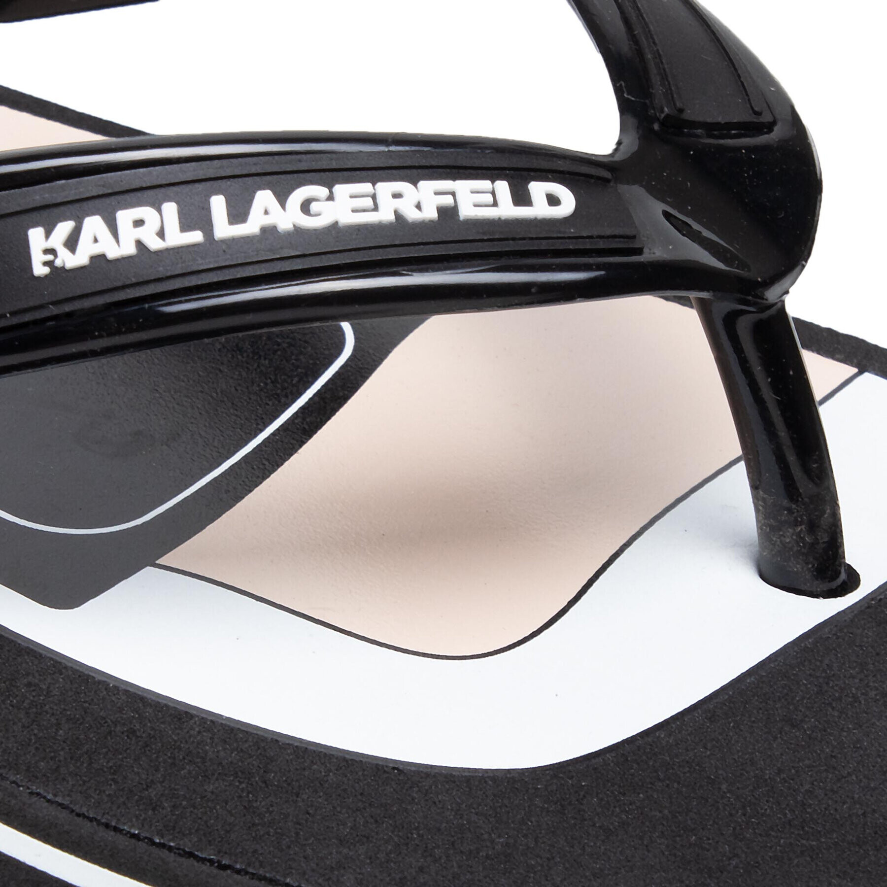 KARL LAGERFELD Джапанки KL71005 Черен - Pepit.bg