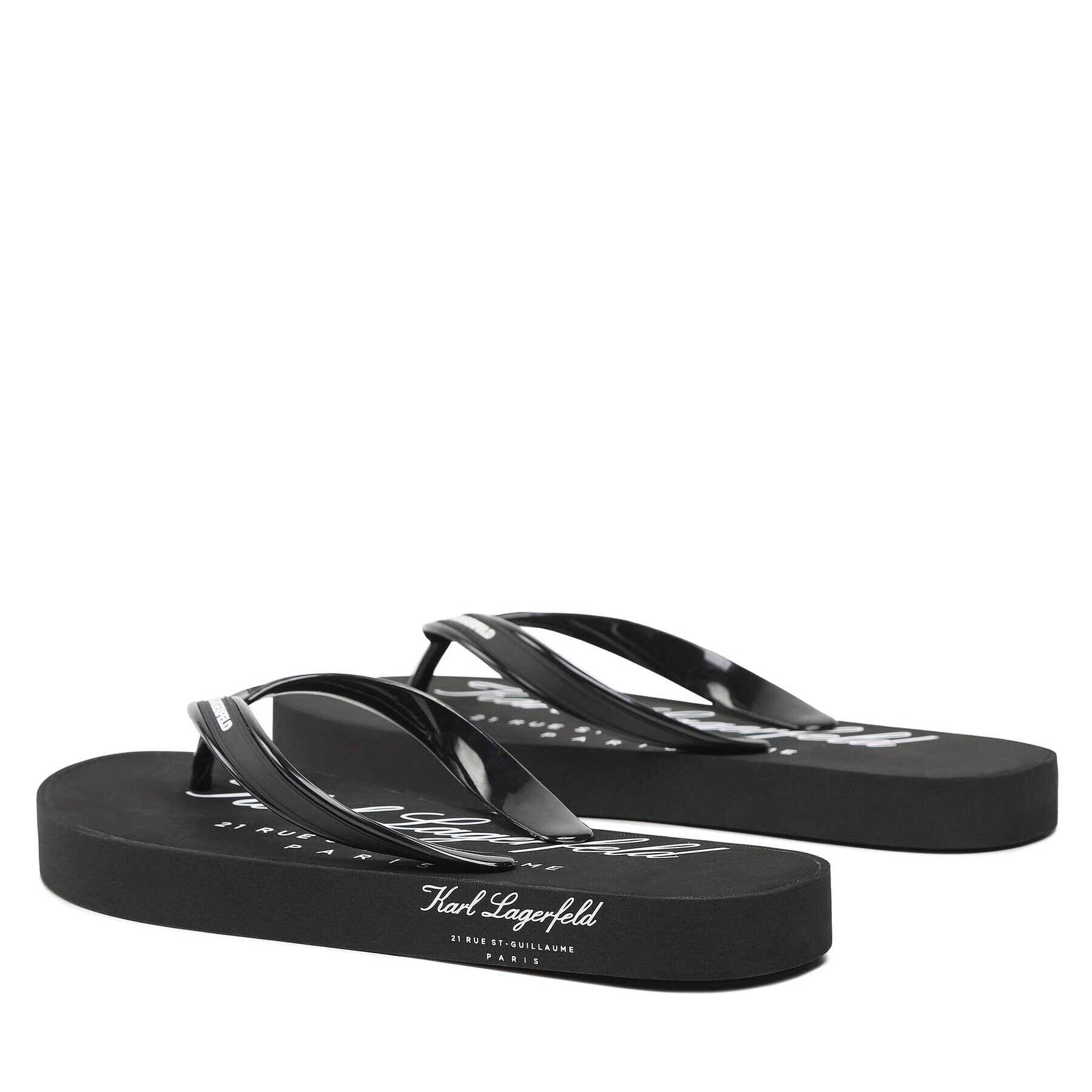 KARL LAGERFELD Джапанки KL71007 Черен - Pepit.bg