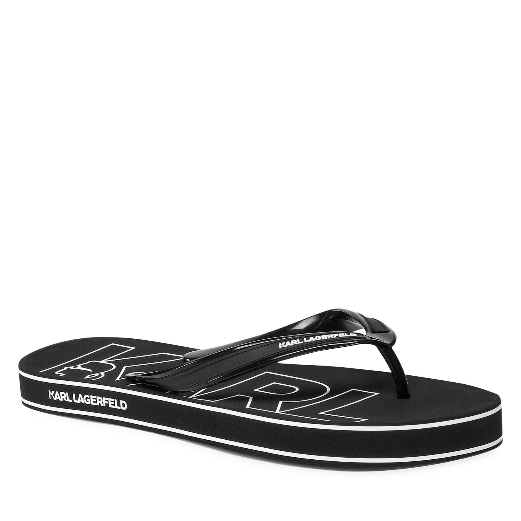 KARL LAGERFELD Джапанки KL71010S Черен - Pepit.bg