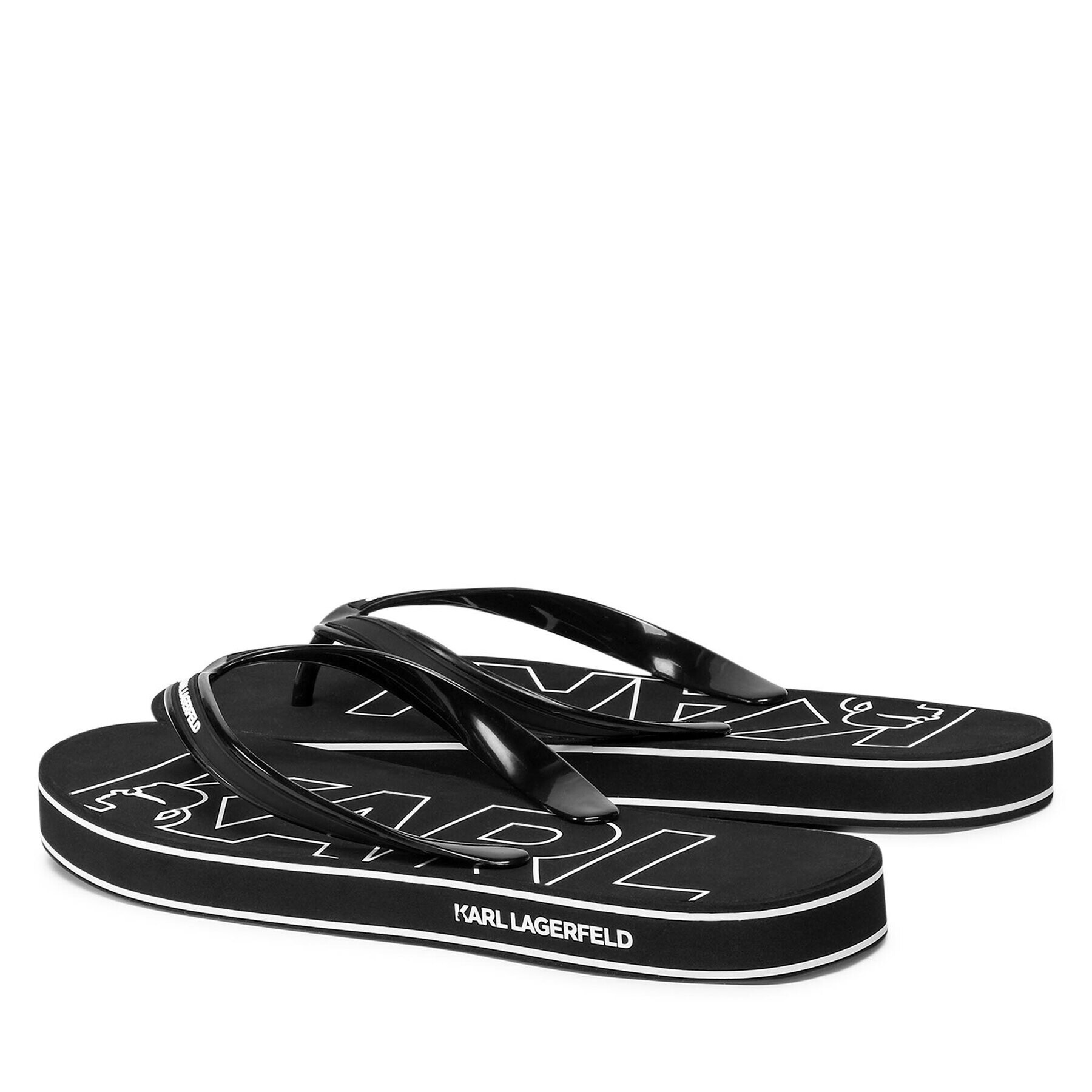 KARL LAGERFELD Джапанки KL71010S Черен - Pepit.bg
