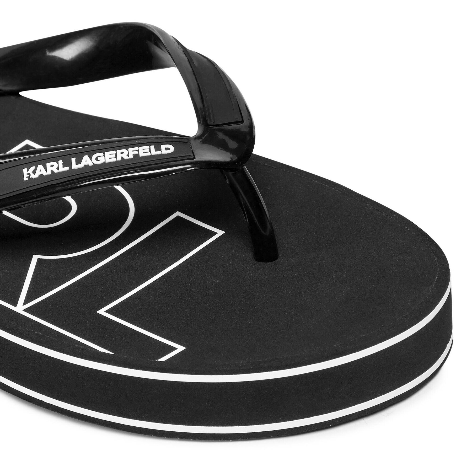 KARL LAGERFELD Джапанки KL71010S Черен - Pepit.bg