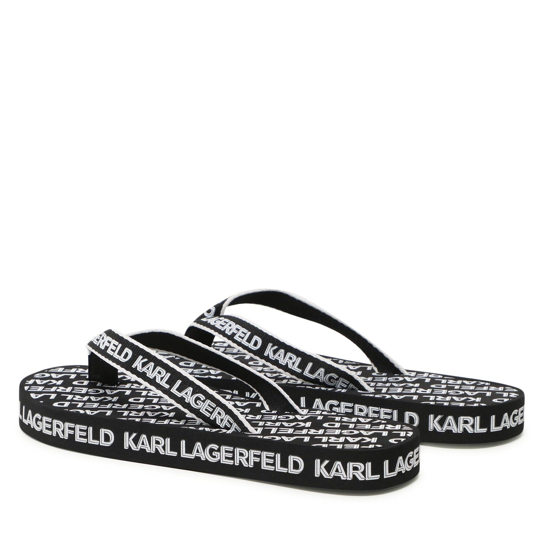 KARL LAGERFELD Джапанки KL81003 Y01 Черен - Pepit.bg