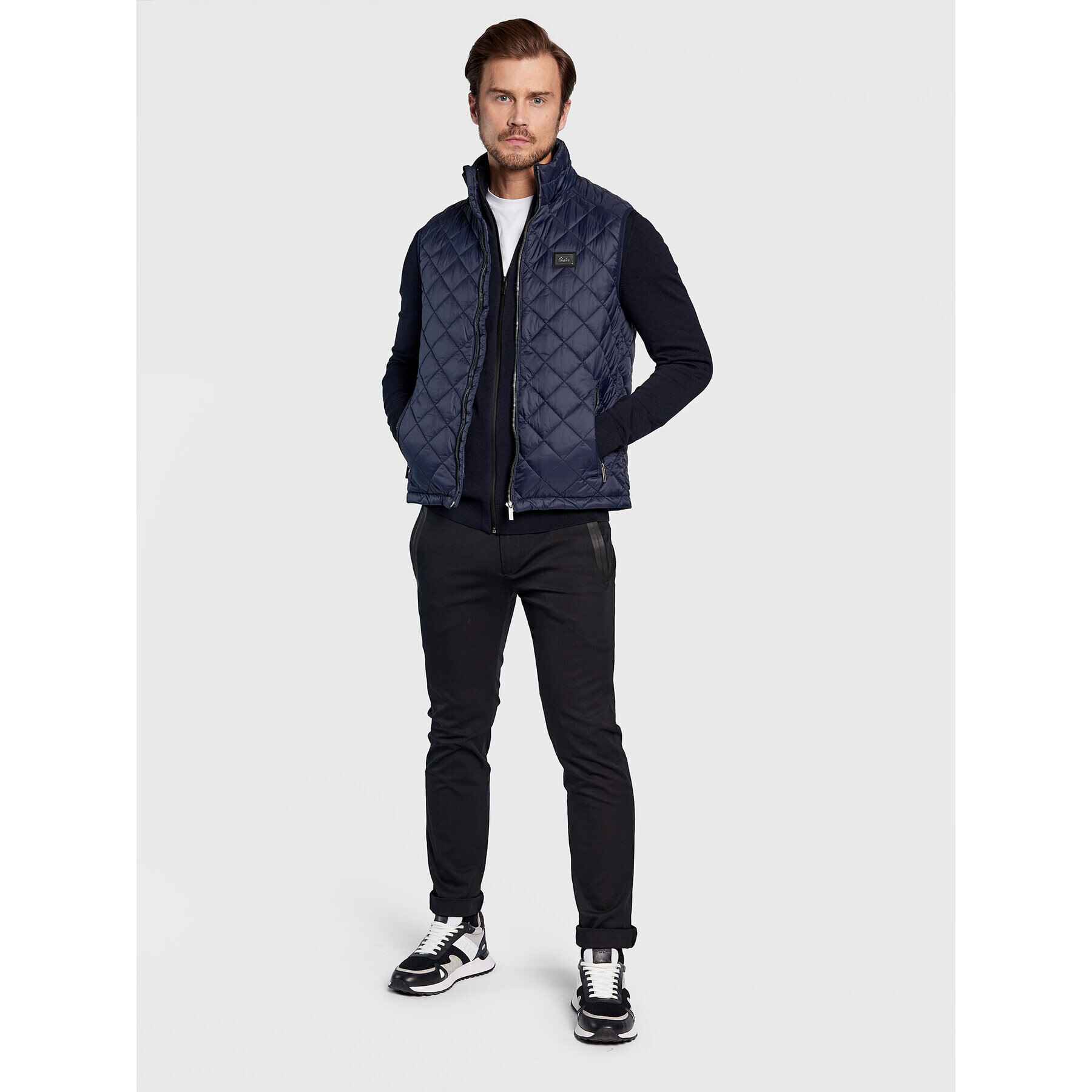 KARL LAGERFELD Елек 505025 524591 Тъмносин Regular Fit - Pepit.bg