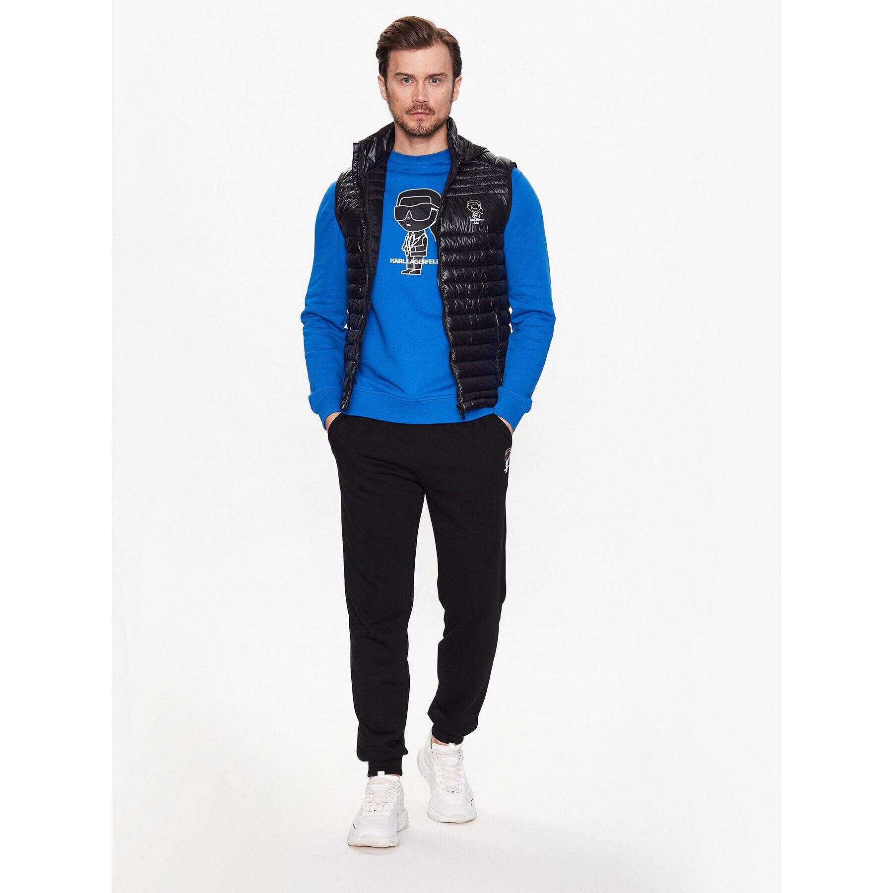 KARL LAGERFELD Елек 505087 531590 Черен Regular Fit - Pepit.bg