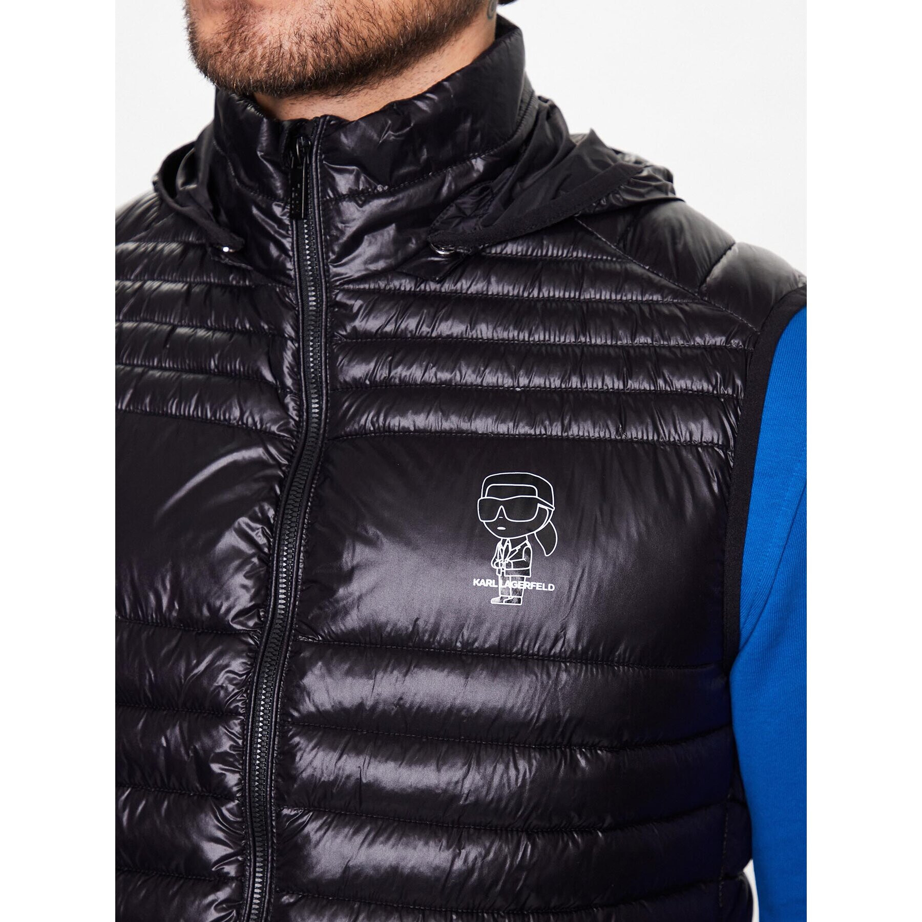 KARL LAGERFELD Елек 505087 531590 Черен Regular Fit - Pepit.bg
