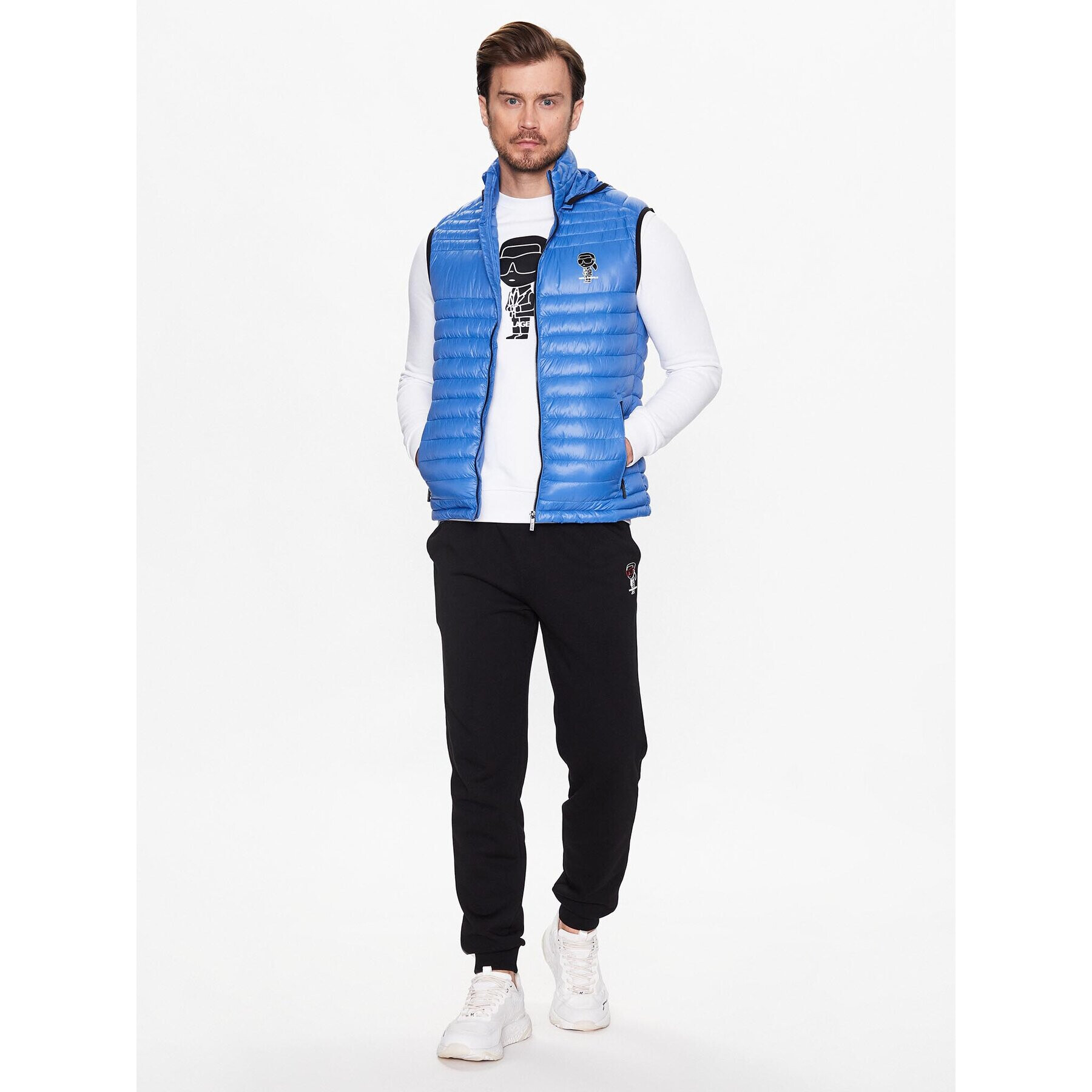 KARL LAGERFELD Елек 505087 531590 Син Regular Fit - Pepit.bg