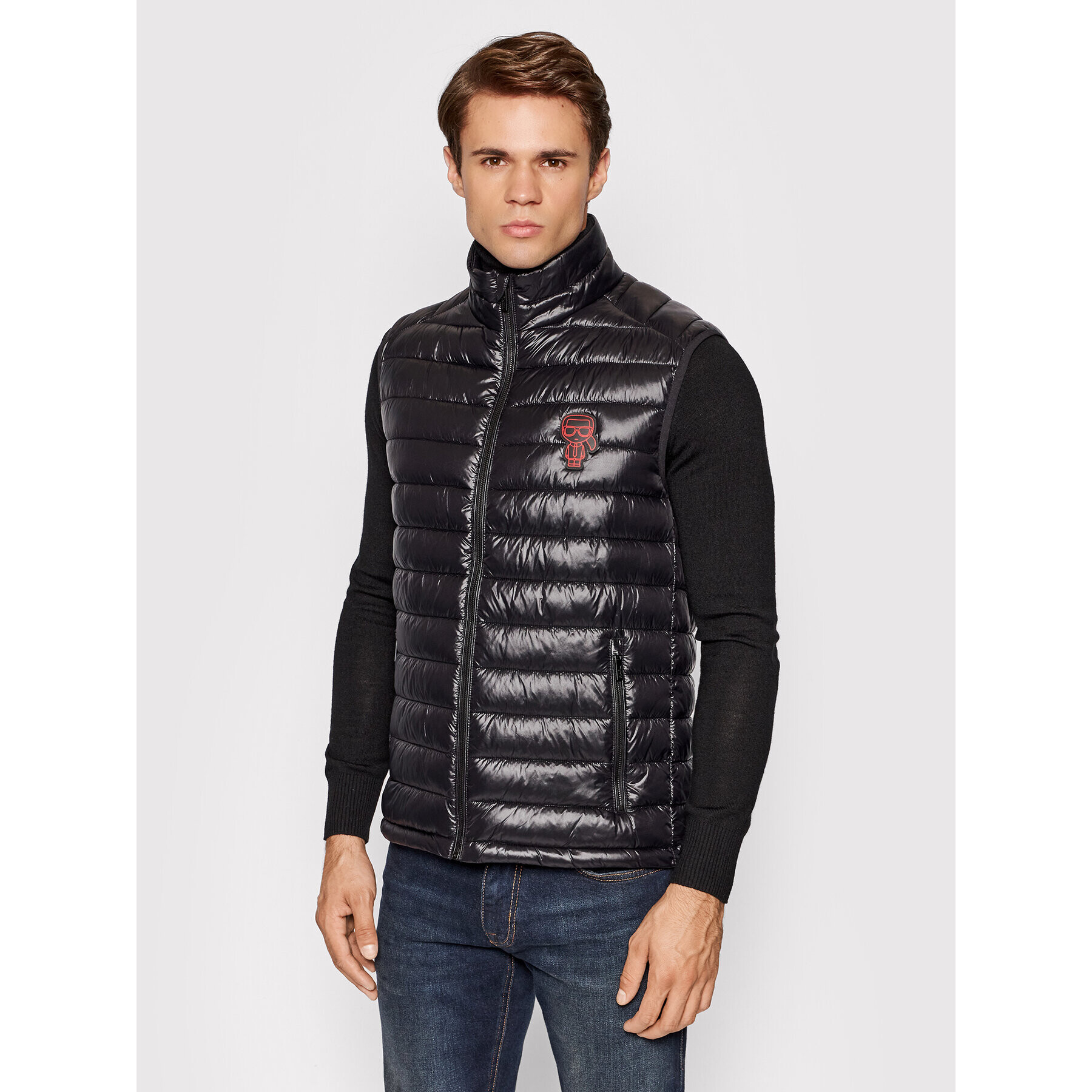 KARL LAGERFELD Елек 505097 512590 Черен Regular Fit - Pepit.bg