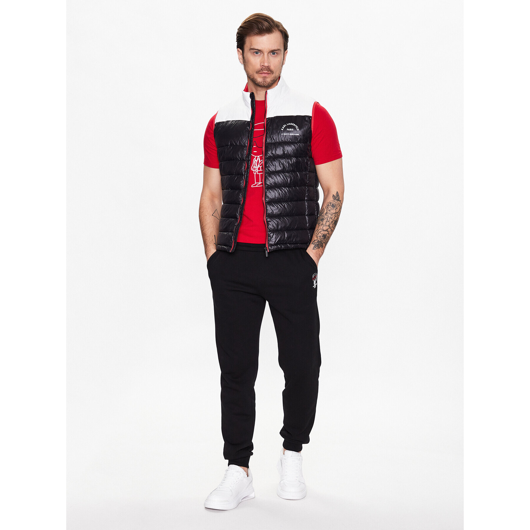 KARL LAGERFELD Елек 505403 532590 Черен Regular Fit - Pepit.bg