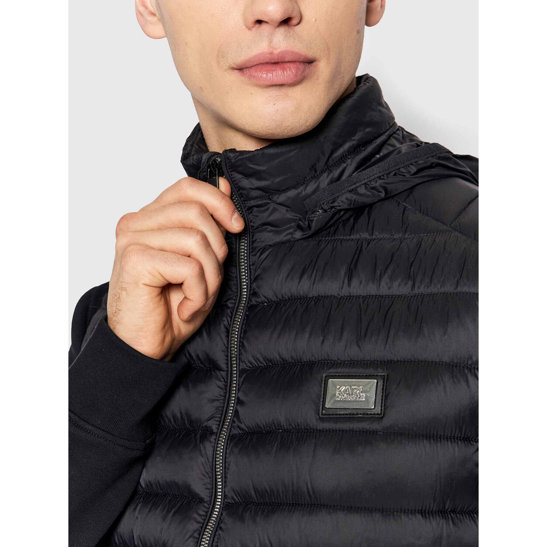 KARL LAGERFELD Елек Vest 505025 521591 Черен Regular Fit - Pepit.bg