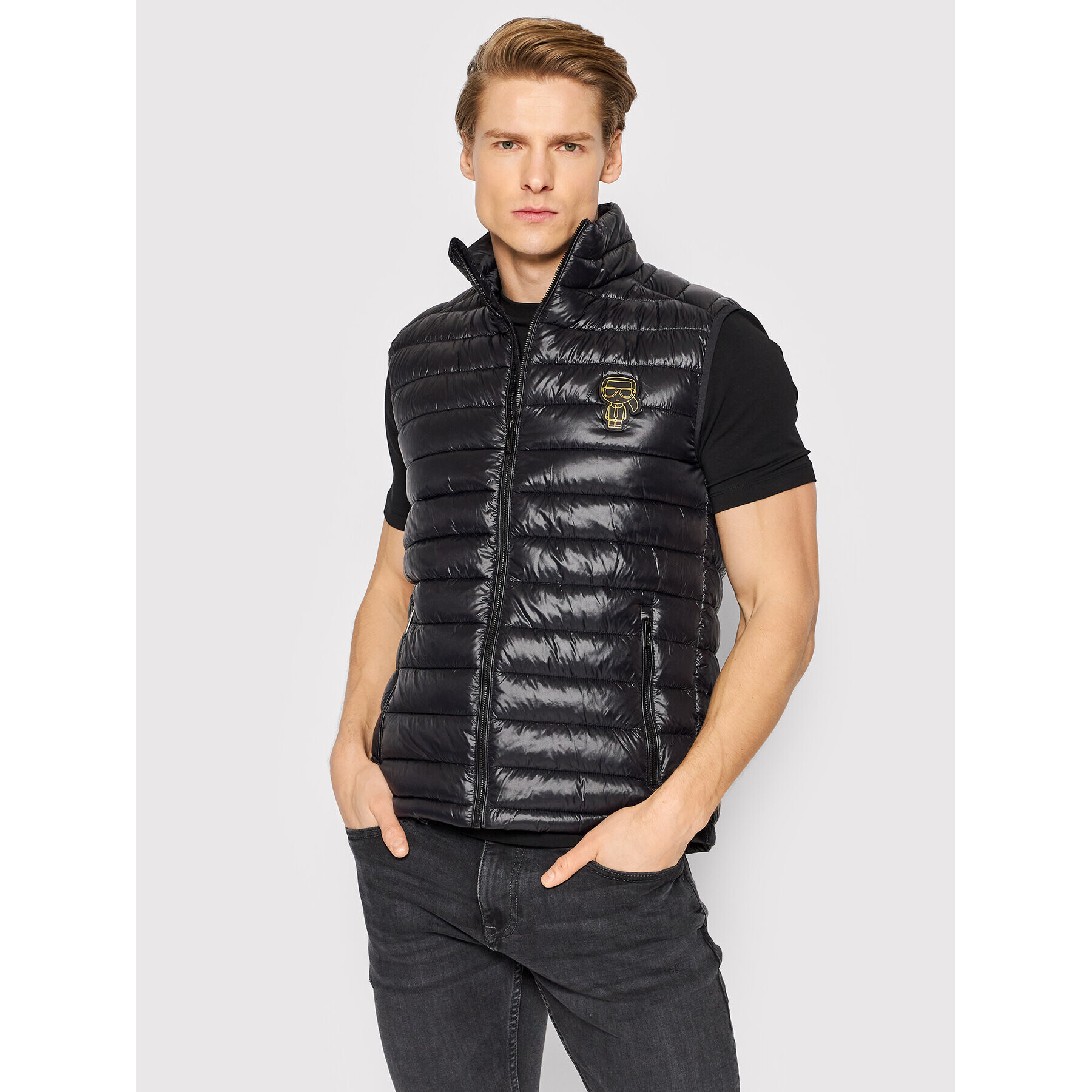 KARL LAGERFELD Елек Vest 505401 521590 Черен Regular Fit - Pepit.bg