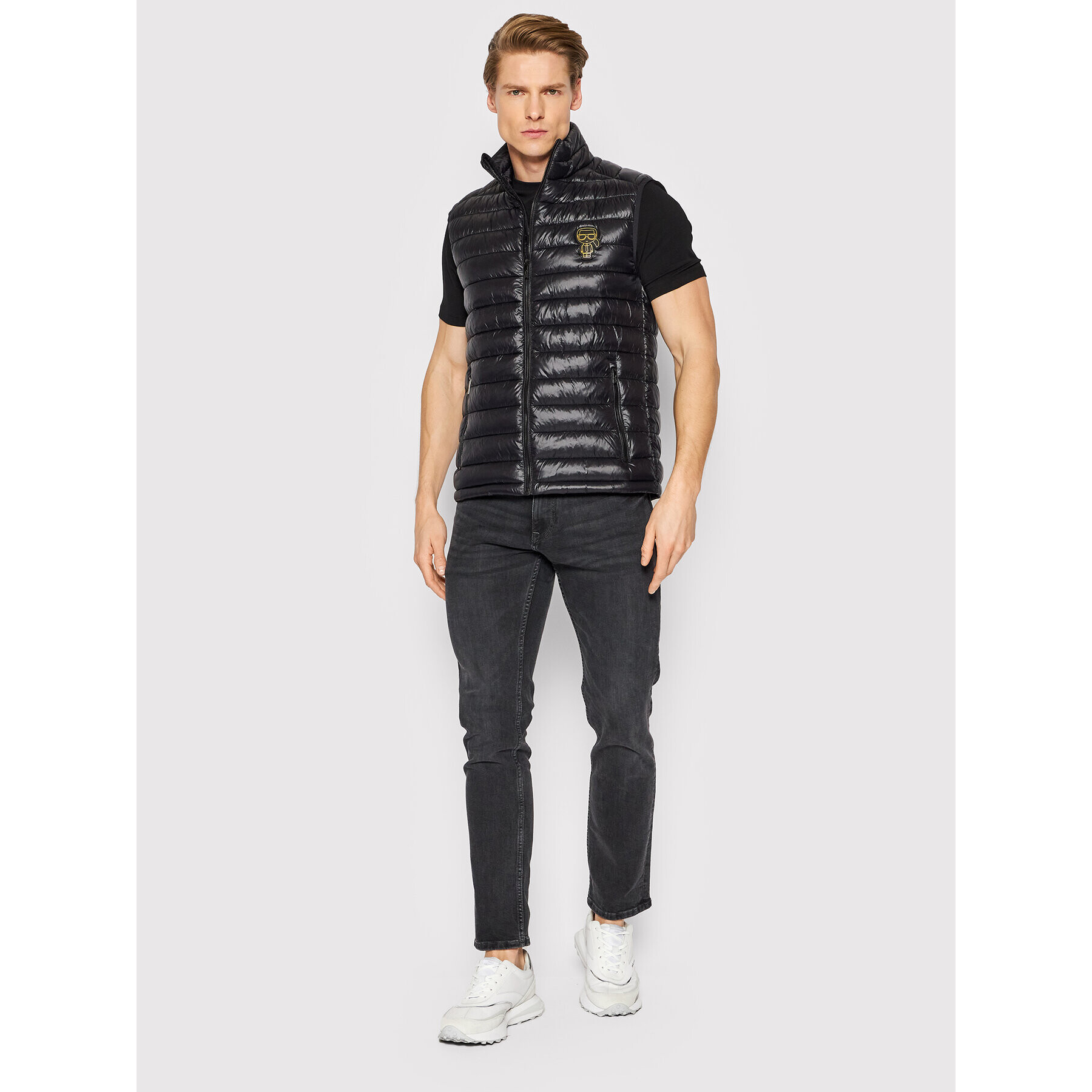 KARL LAGERFELD Елек Vest 505401 521590 Черен Regular Fit - Pepit.bg