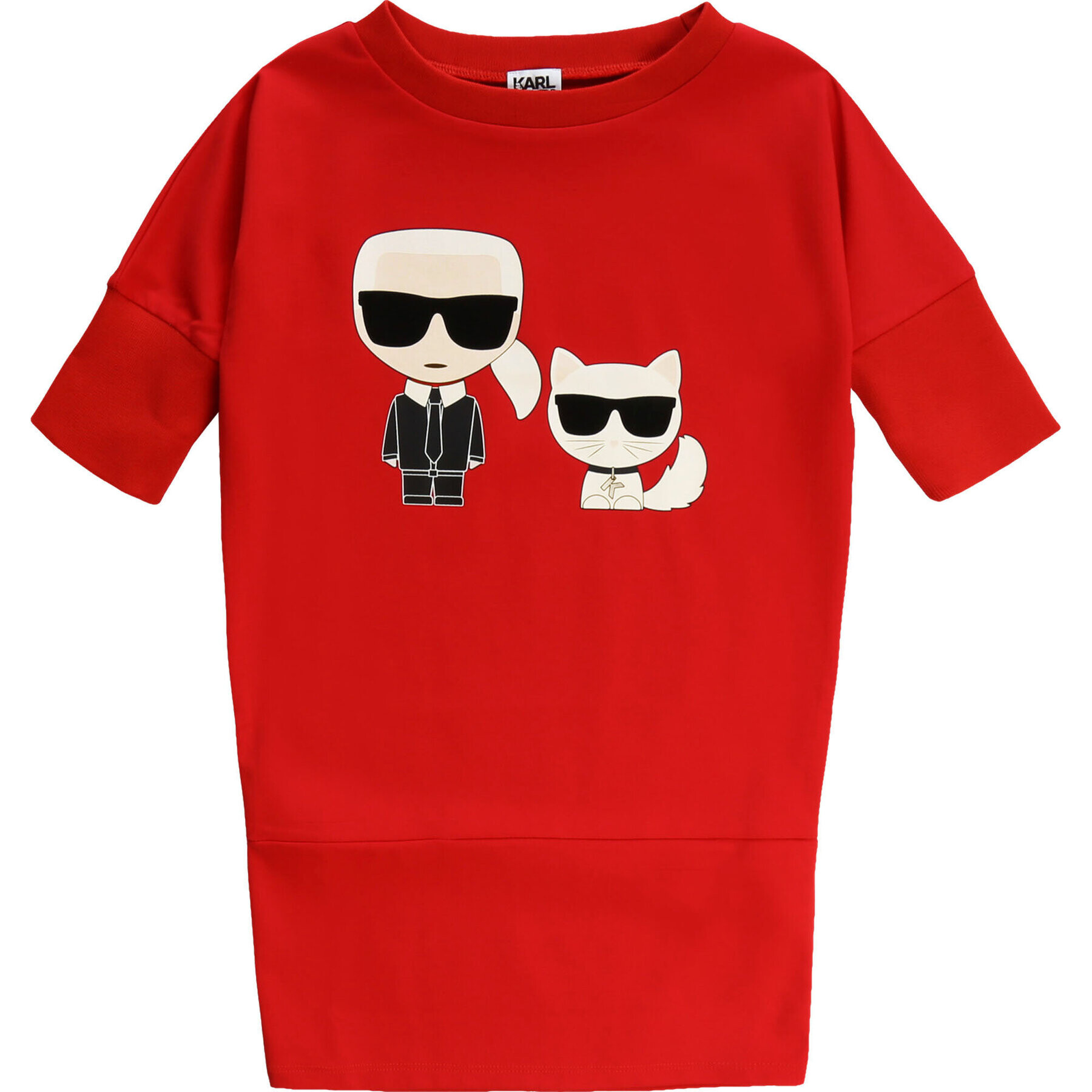 KARL LAGERFELD Ежедневна рокля Z12141 M Червен Regular Fit - Pepit.bg