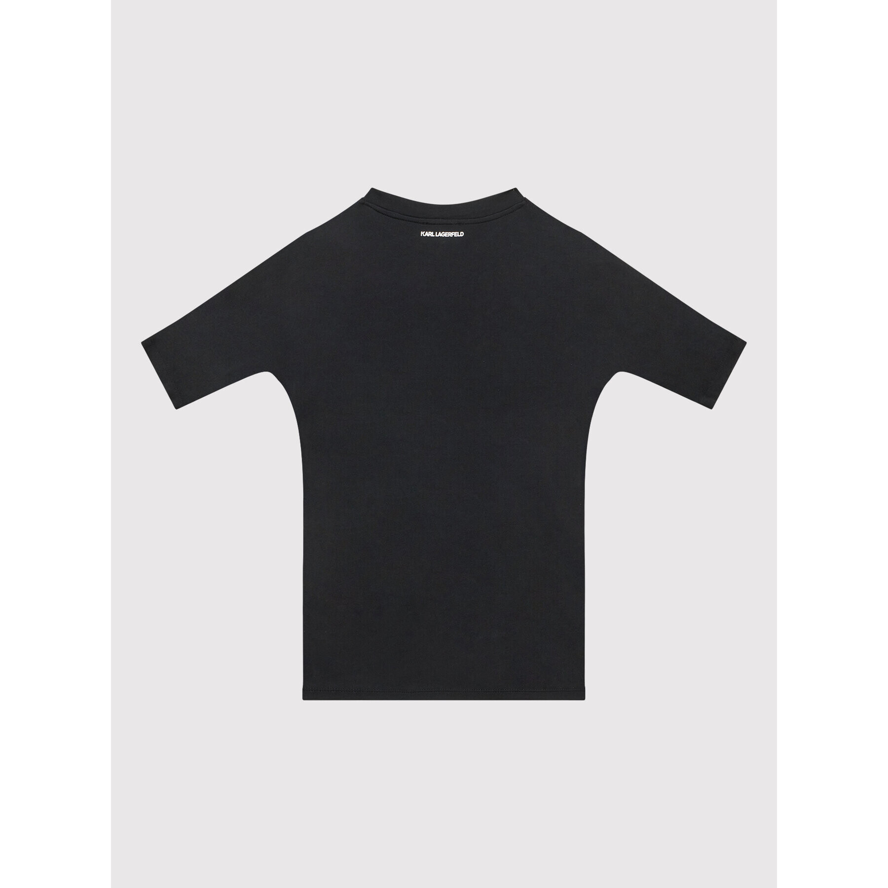 Karl Lagerfeld Kids Ежедневна рокля Z12203 S Черен Regular Fit - Pepit.bg