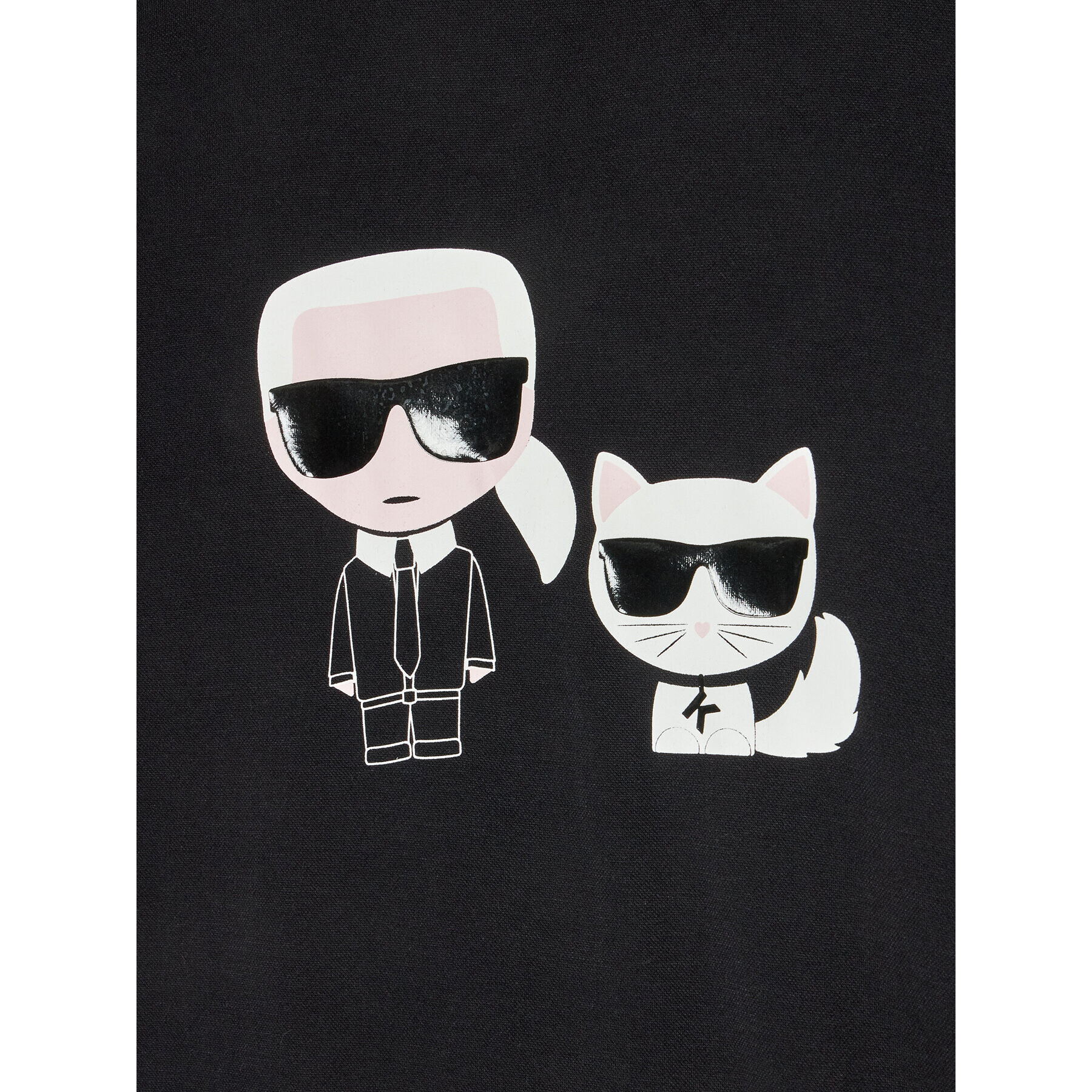 Karl Lagerfeld Kids Ежедневна рокля Z12203 S Черен Regular Fit - Pepit.bg