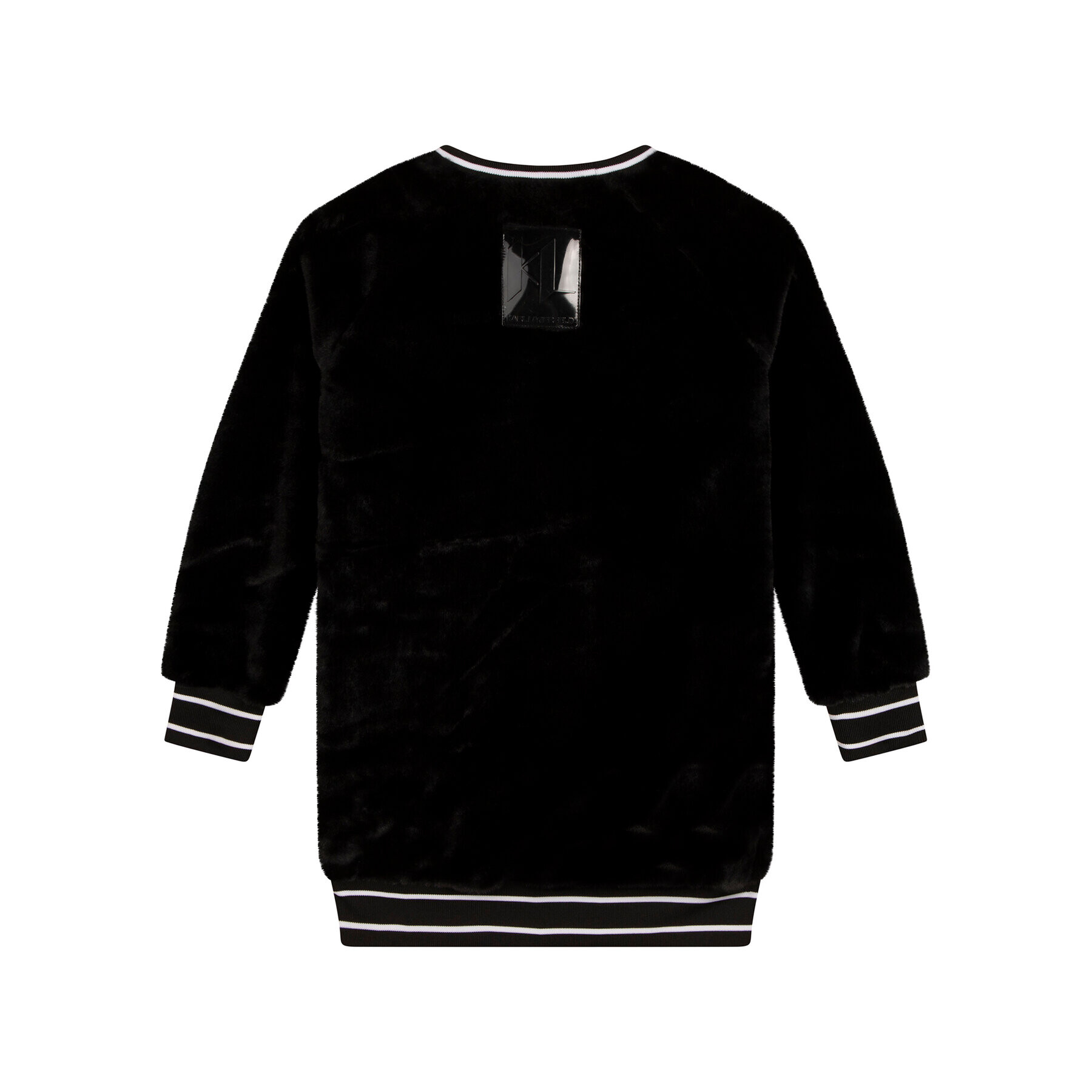 Karl Lagerfeld Kids Ежедневна рокля Z12229 S Черен Regular Fit - Pepit.bg