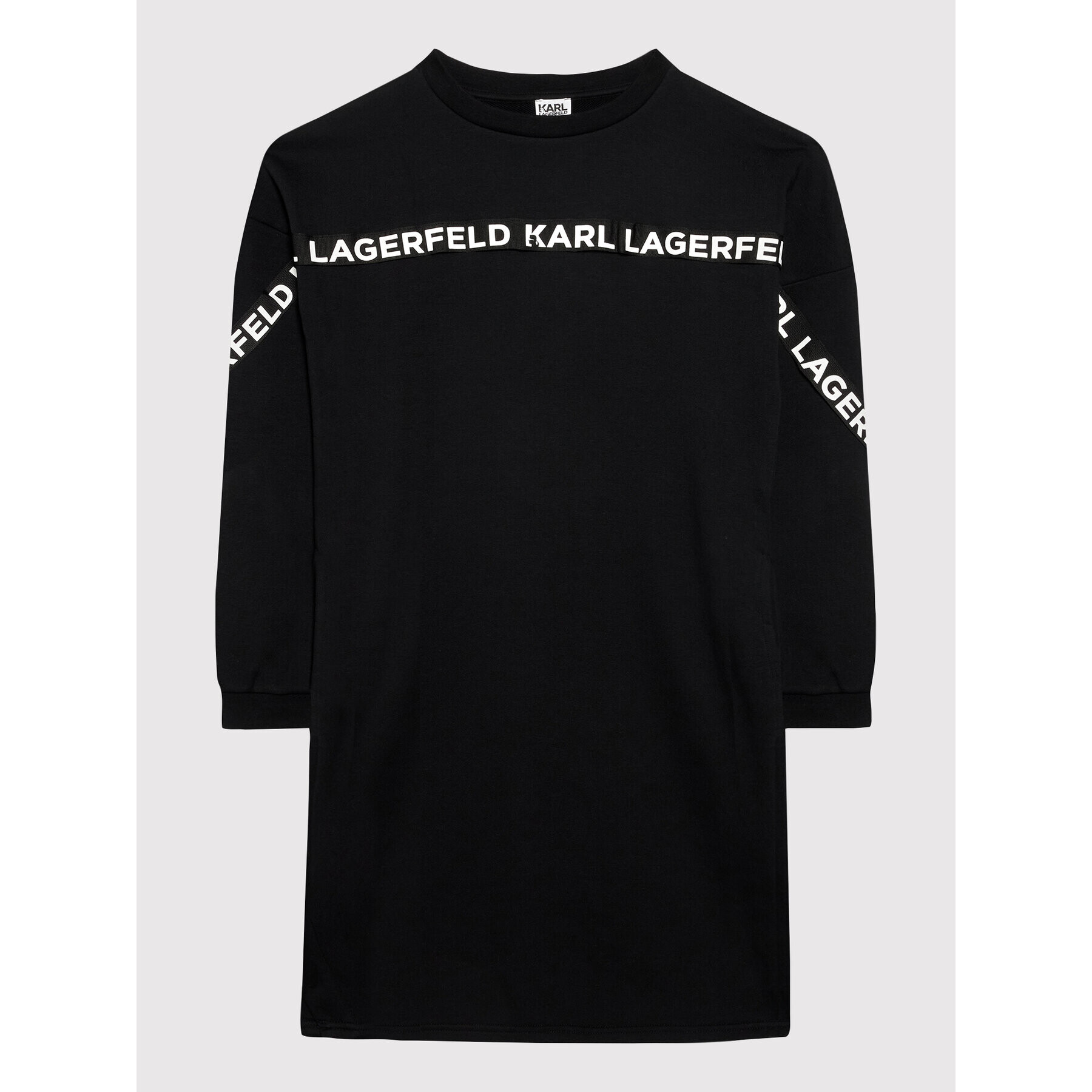 KARL LAGERFELD Ежедневна рокля Z12187 D Черен Regular Fit - Pepit.bg