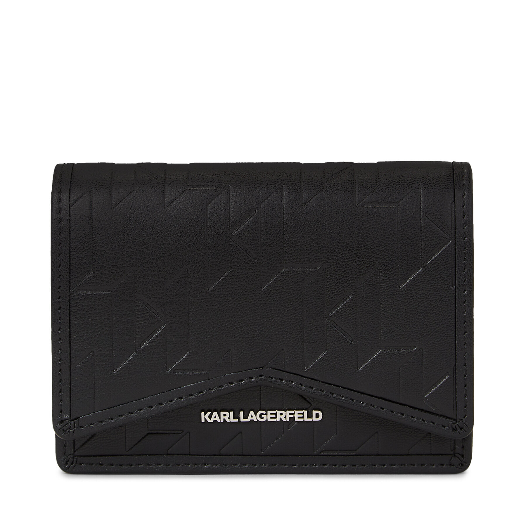 KARL LAGERFELD Голям дамски портфейл 240W3218 Черен - Pepit.bg