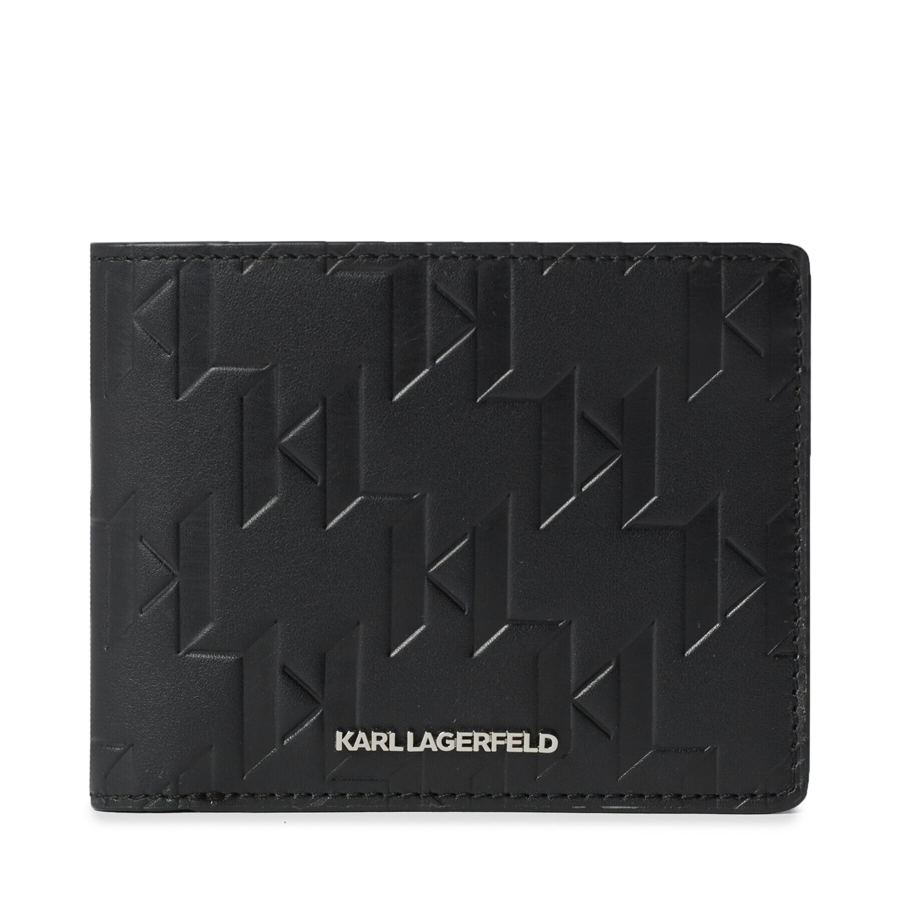 KARL LAGERFELD Голям мъжки портфейл 235M3261 Черен - Pepit.bg