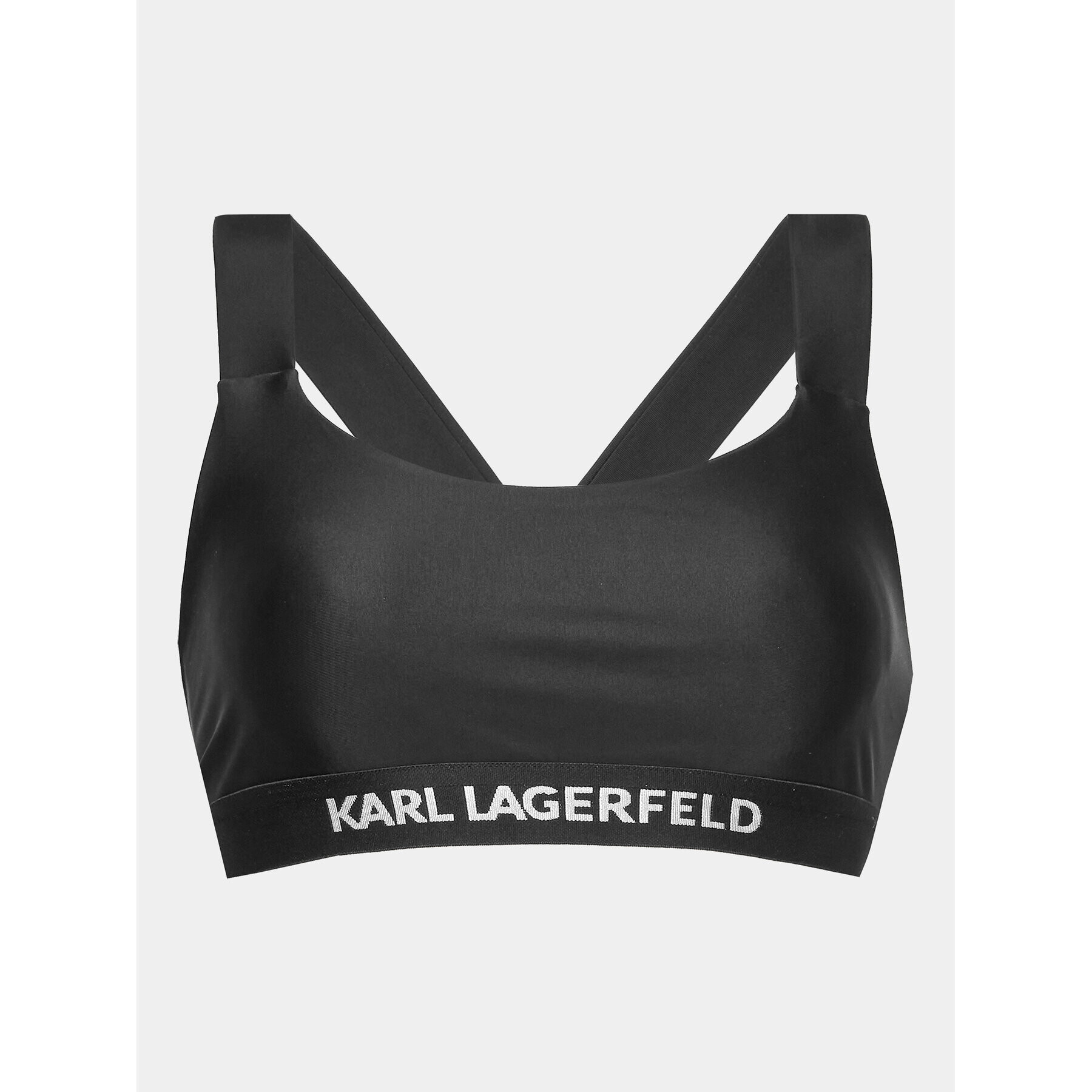 KARL LAGERFELD Горнище на бански 230W2213 Черен - Pepit.bg