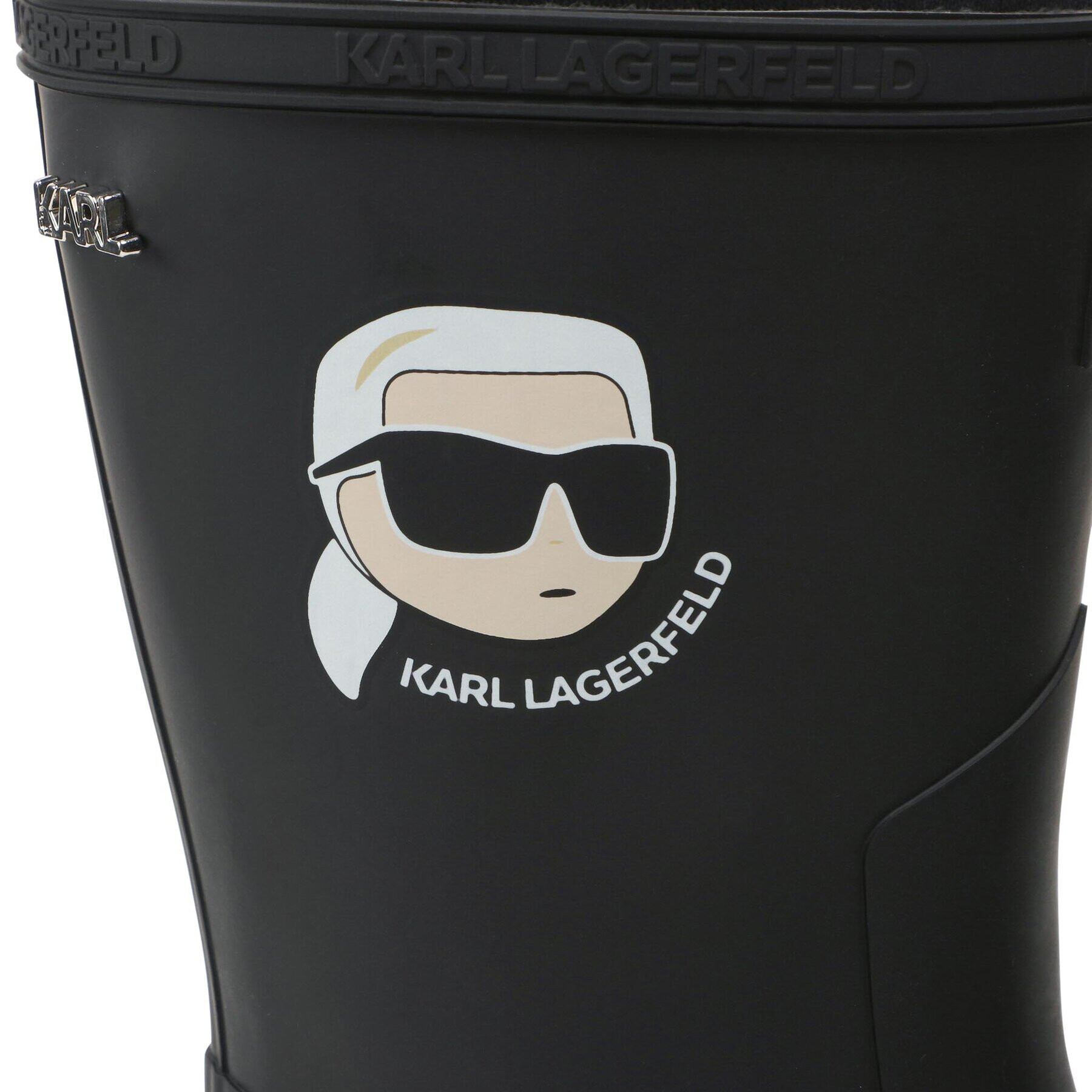 KARL LAGERFELD Гумени ботуши KL47073N Черен - Pepit.bg