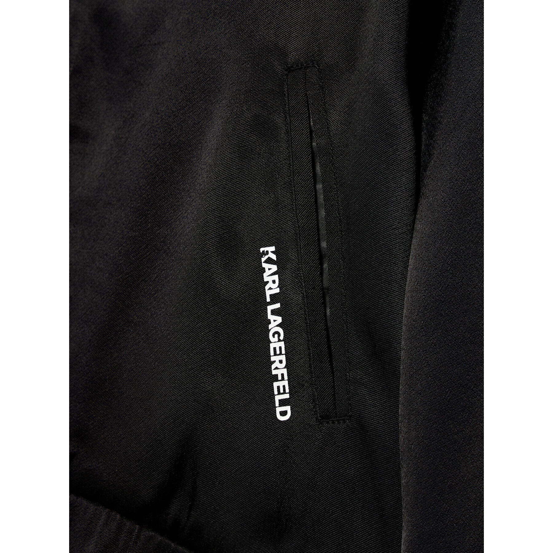 KARL LAGERFELD Яке бомбър Z16112 S Черен Regular Fit - Pepit.bg