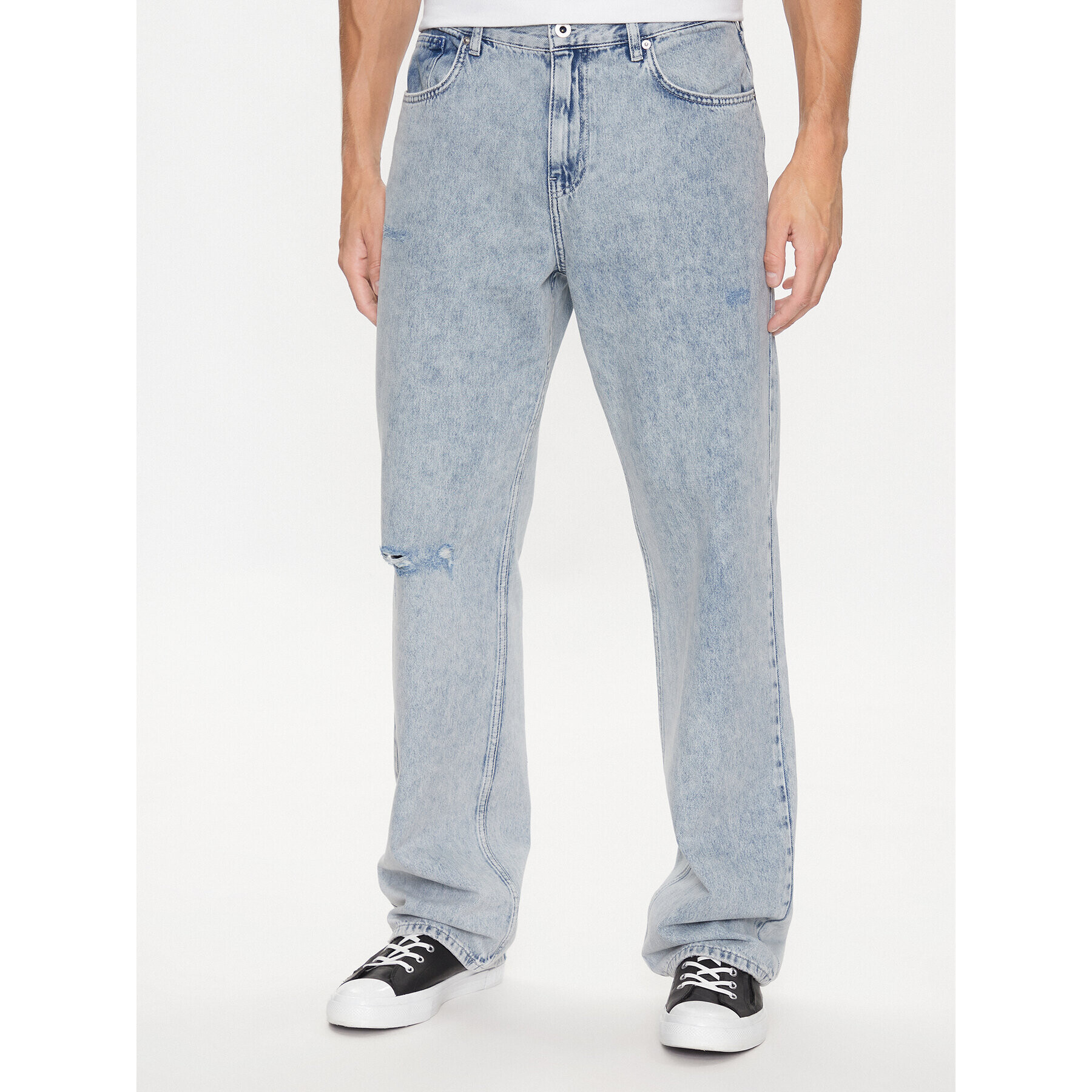Karl Lagerfeld Jeans Дънки 231D1109 Син Relaxed Fit - Pepit.bg