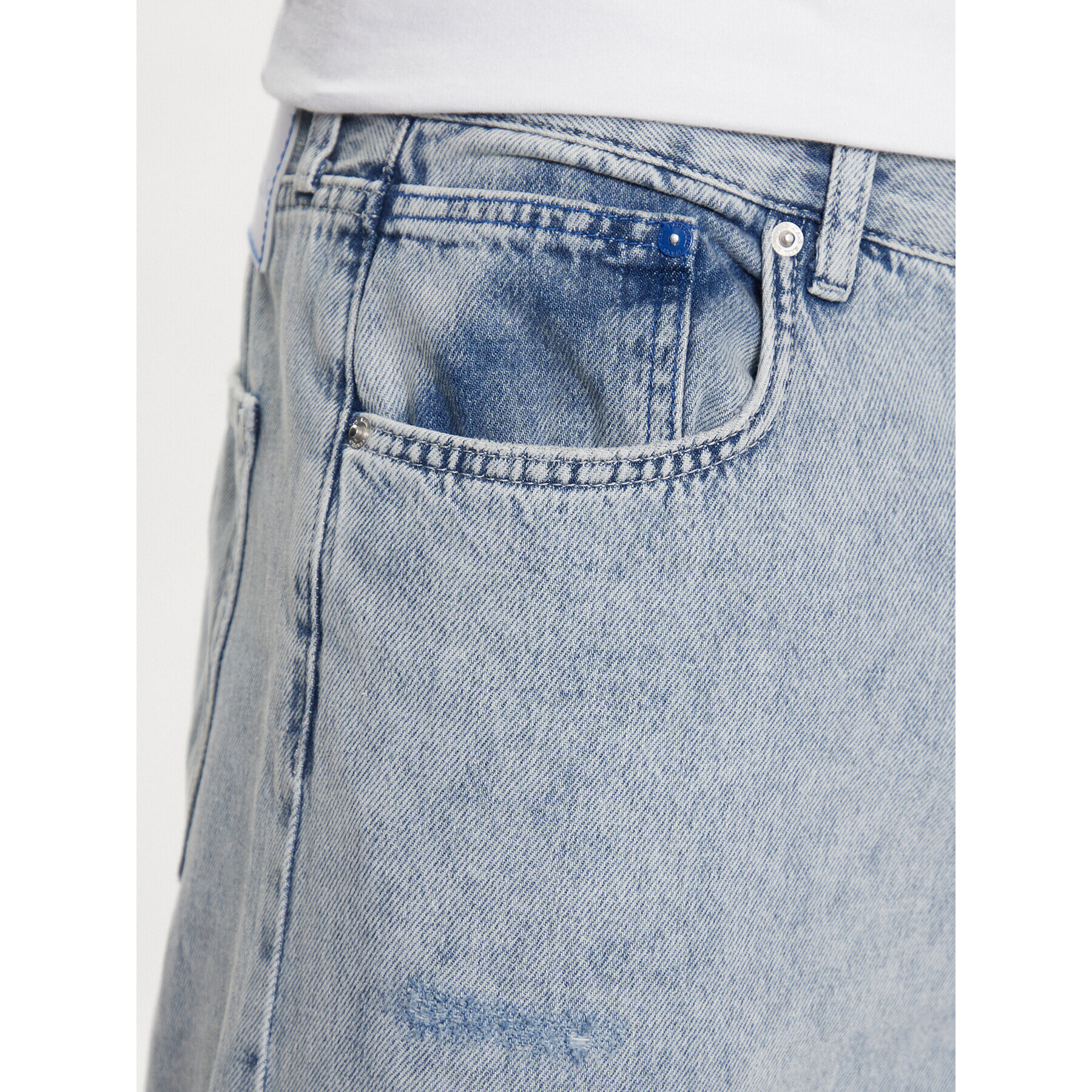 Karl Lagerfeld Jeans Дънки 231D1109 Син Relaxed Fit - Pepit.bg