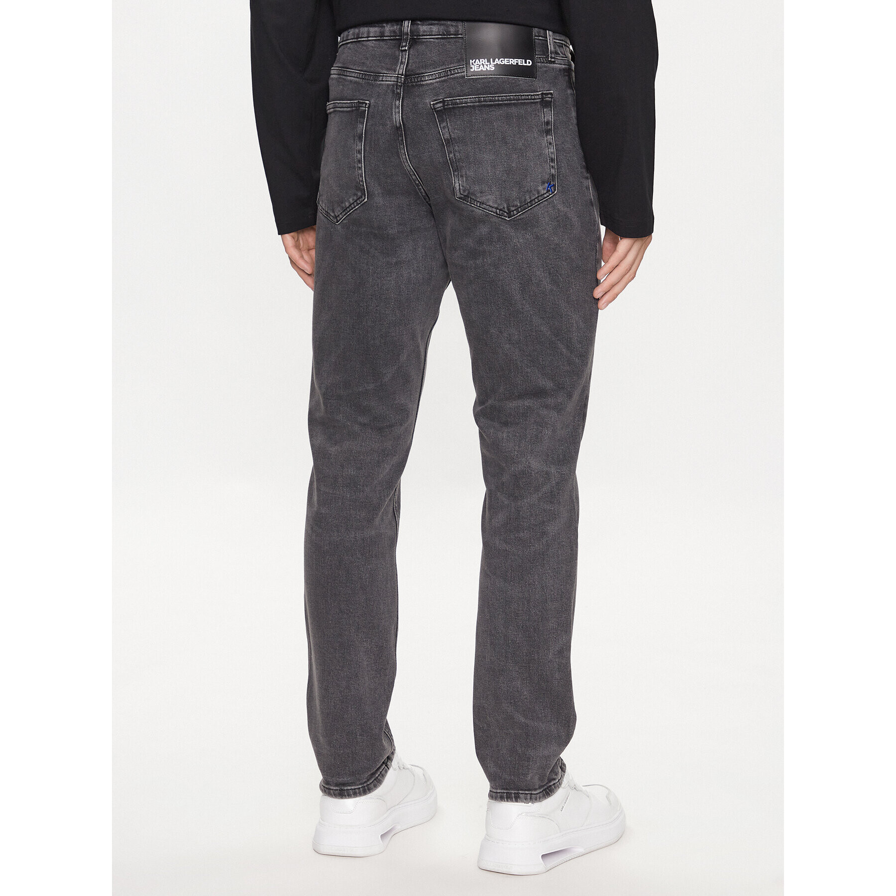 Karl Lagerfeld Jeans Дънки 231D1111 Сив Slim Fit - Pepit.bg