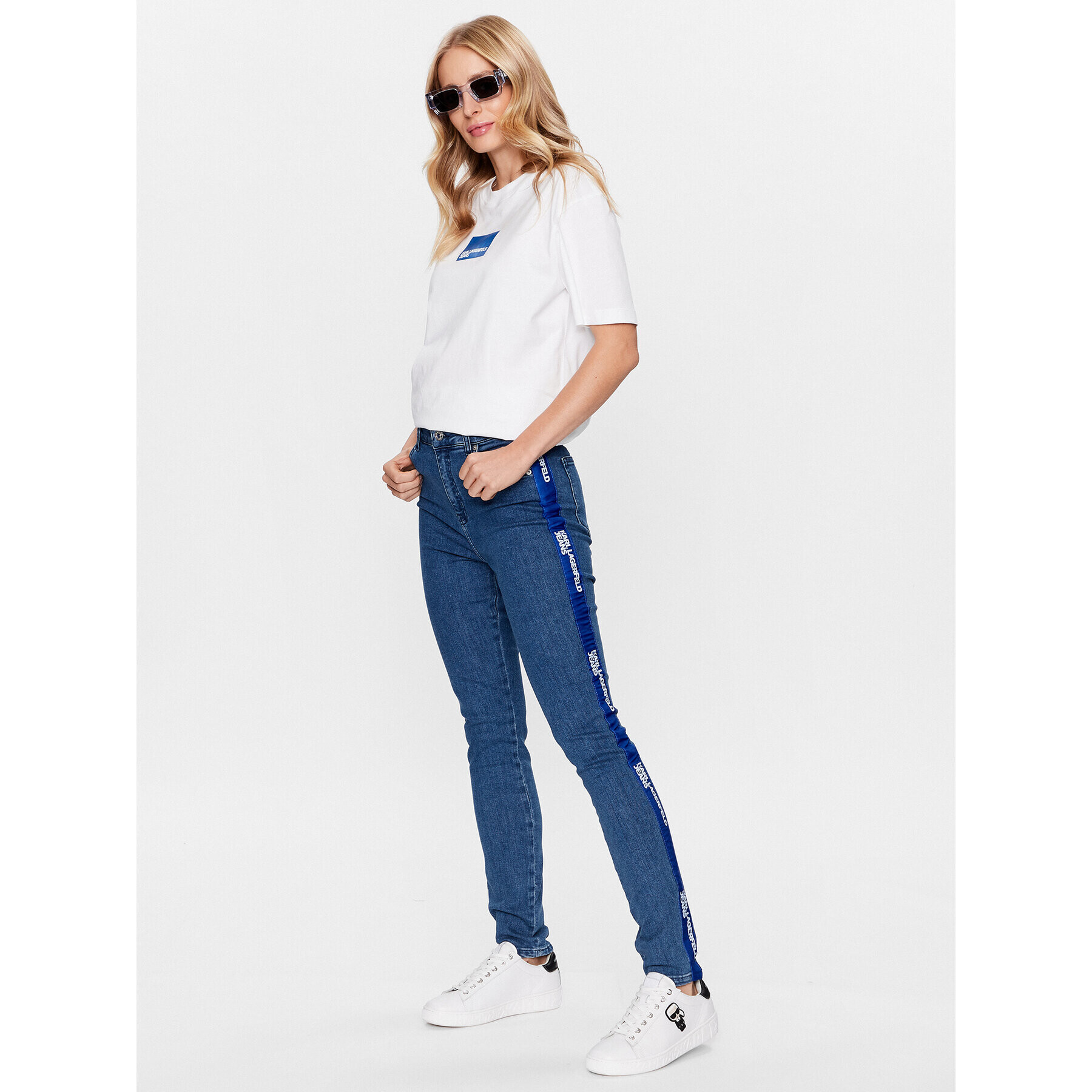 Karl Lagerfeld Jeans Дънки 231J1107 Син Skinny Fit - Pepit.bg
