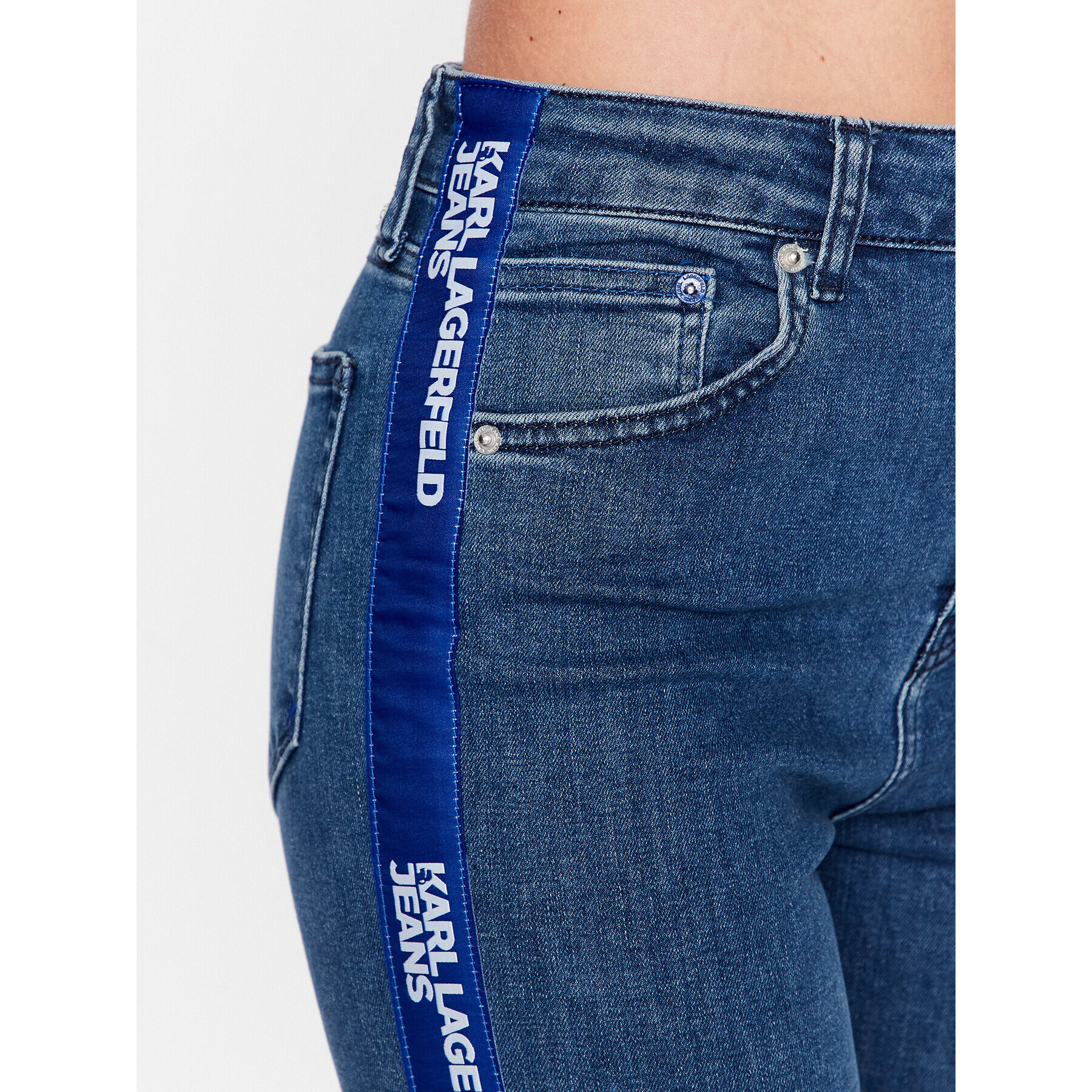 Karl Lagerfeld Jeans Дънки 231J1107 Син Skinny Fit - Pepit.bg