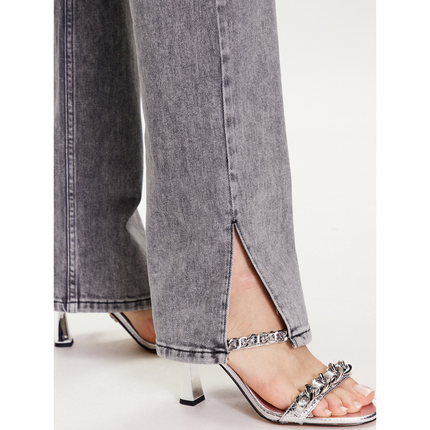 Karl Lagerfeld Jeans Дънки 231J1114 Сив Straight Fit - Pepit.bg