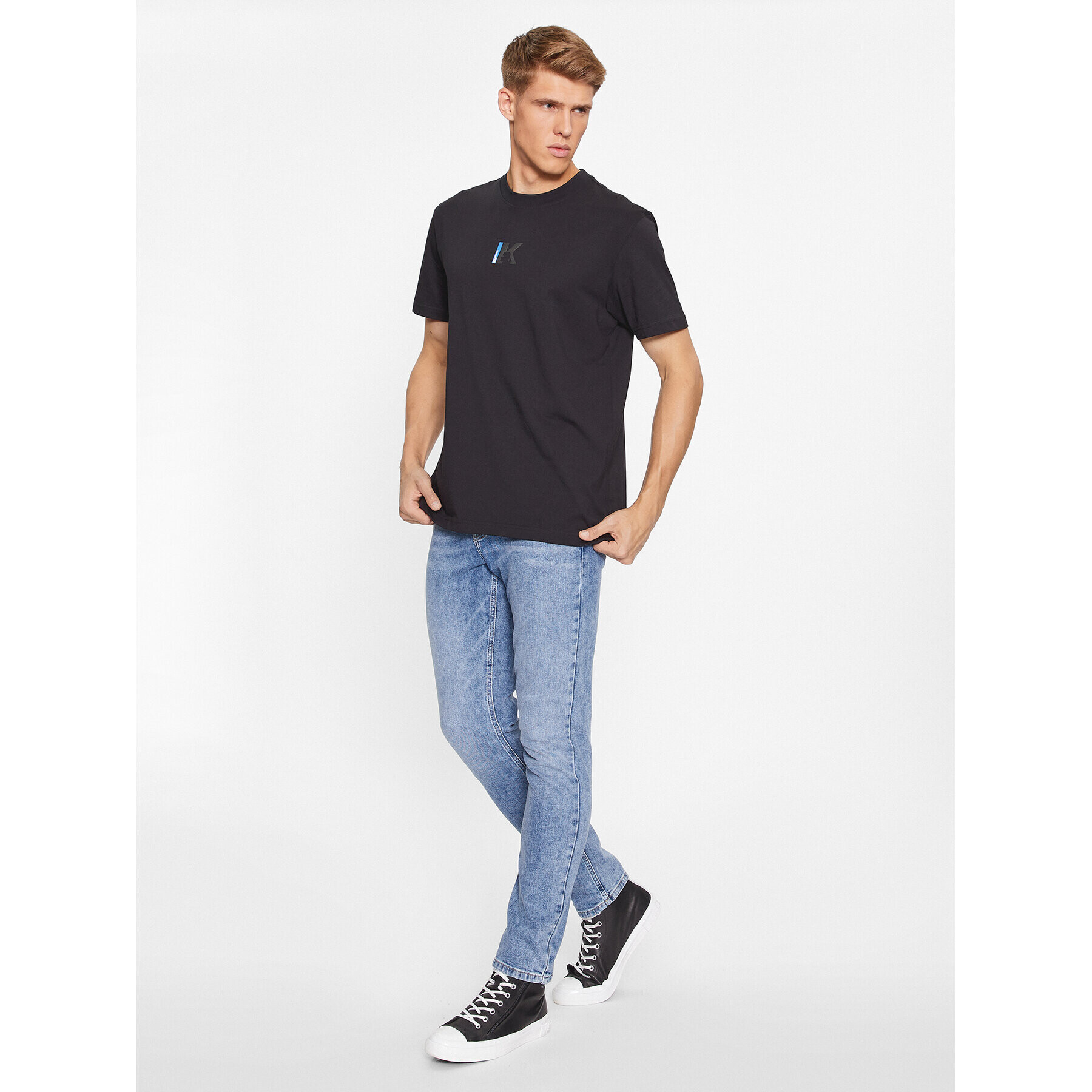 Karl Lagerfeld Jeans Дънки 235D1103 Син Slim Fit - Pepit.bg