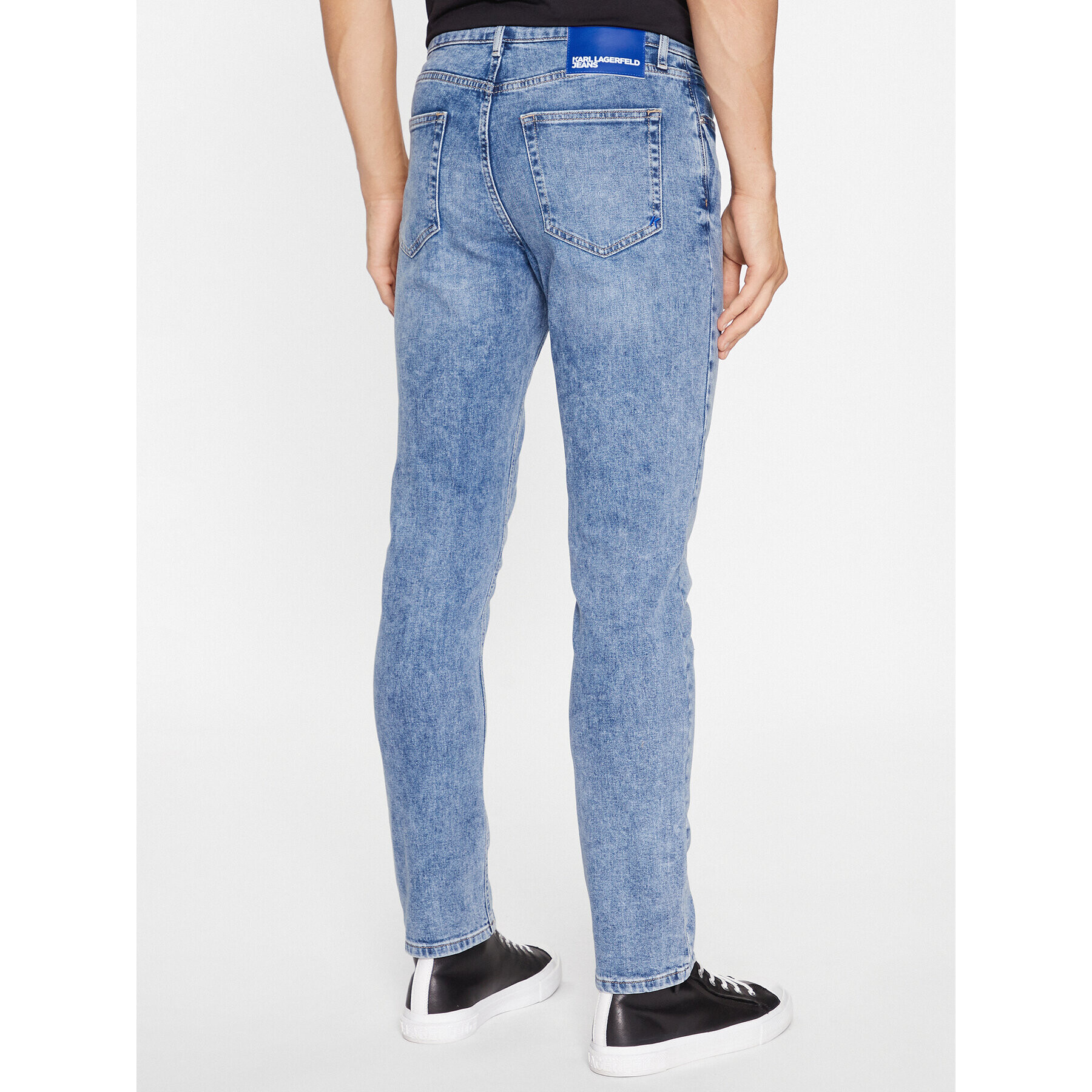 Karl Lagerfeld Jeans Дънки 235D1103 Син Slim Fit - Pepit.bg