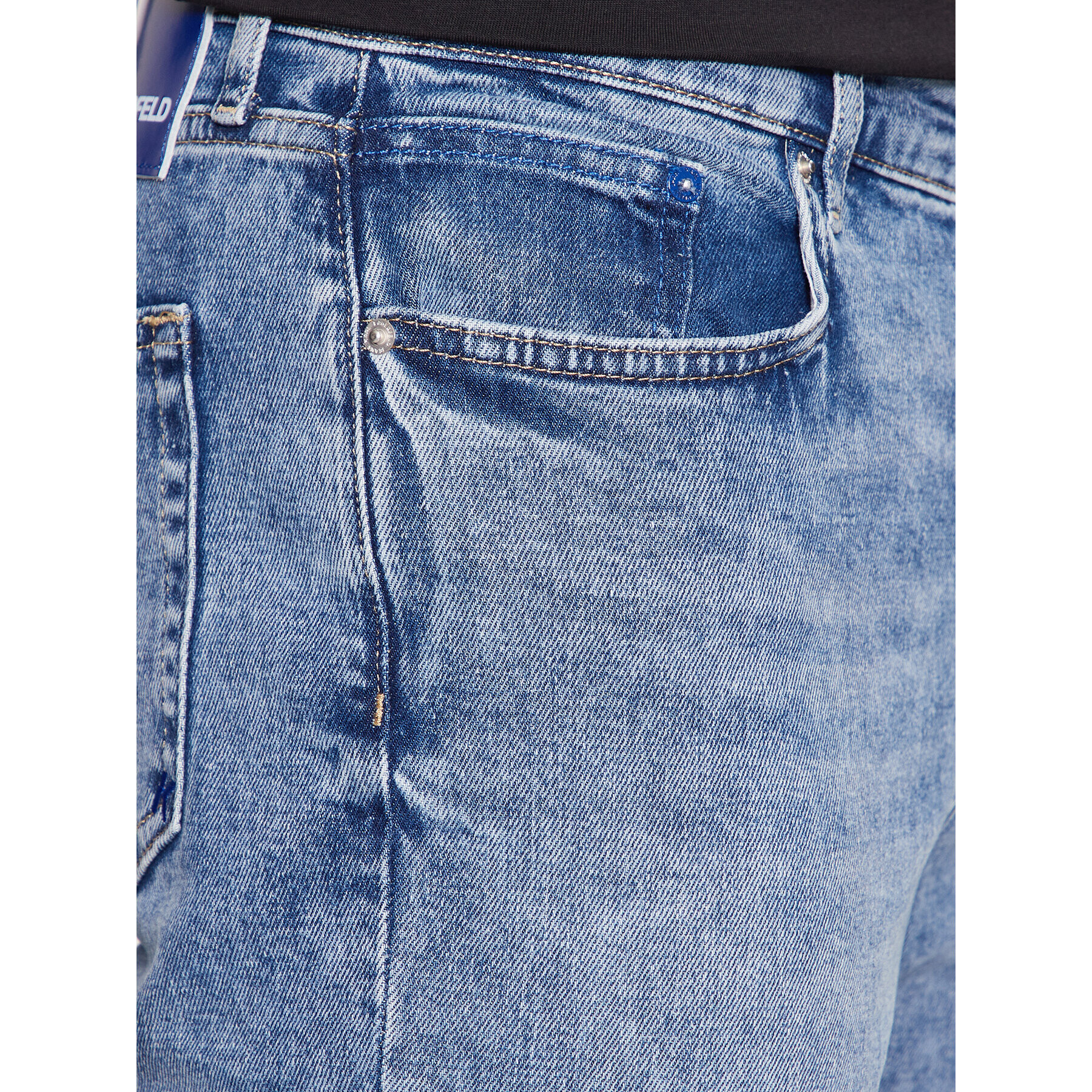 Karl Lagerfeld Jeans Дънки 235D1103 Син Slim Fit - Pepit.bg