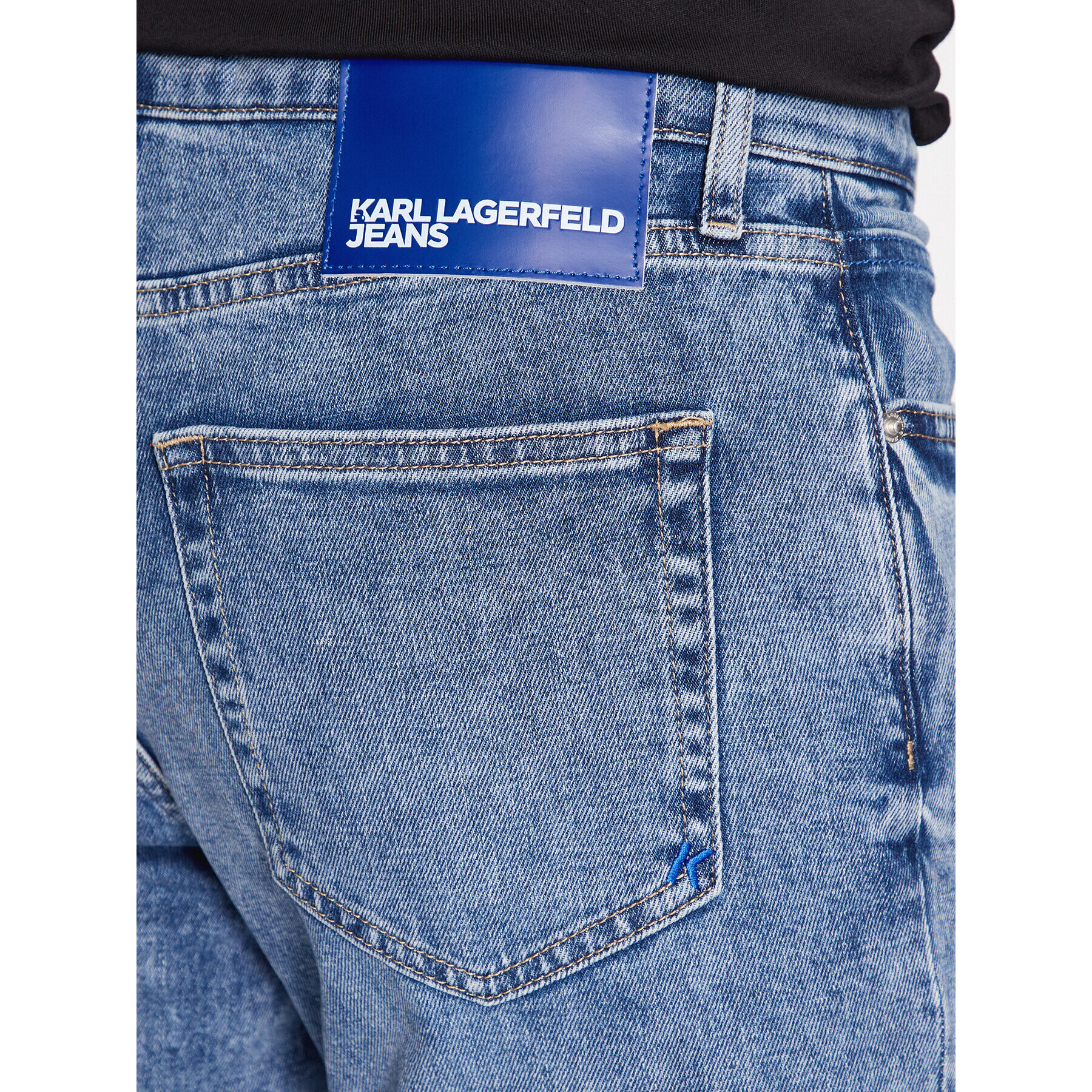 Karl Lagerfeld Jeans Дънки 235D1103 Син Slim Fit - Pepit.bg